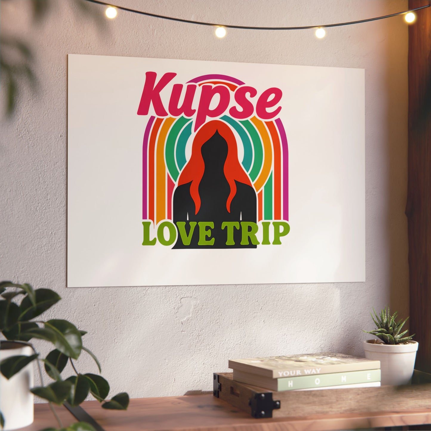 Obraz na panelu aluminiowym Love Trip – trwały wydruk w stylu Kup Se