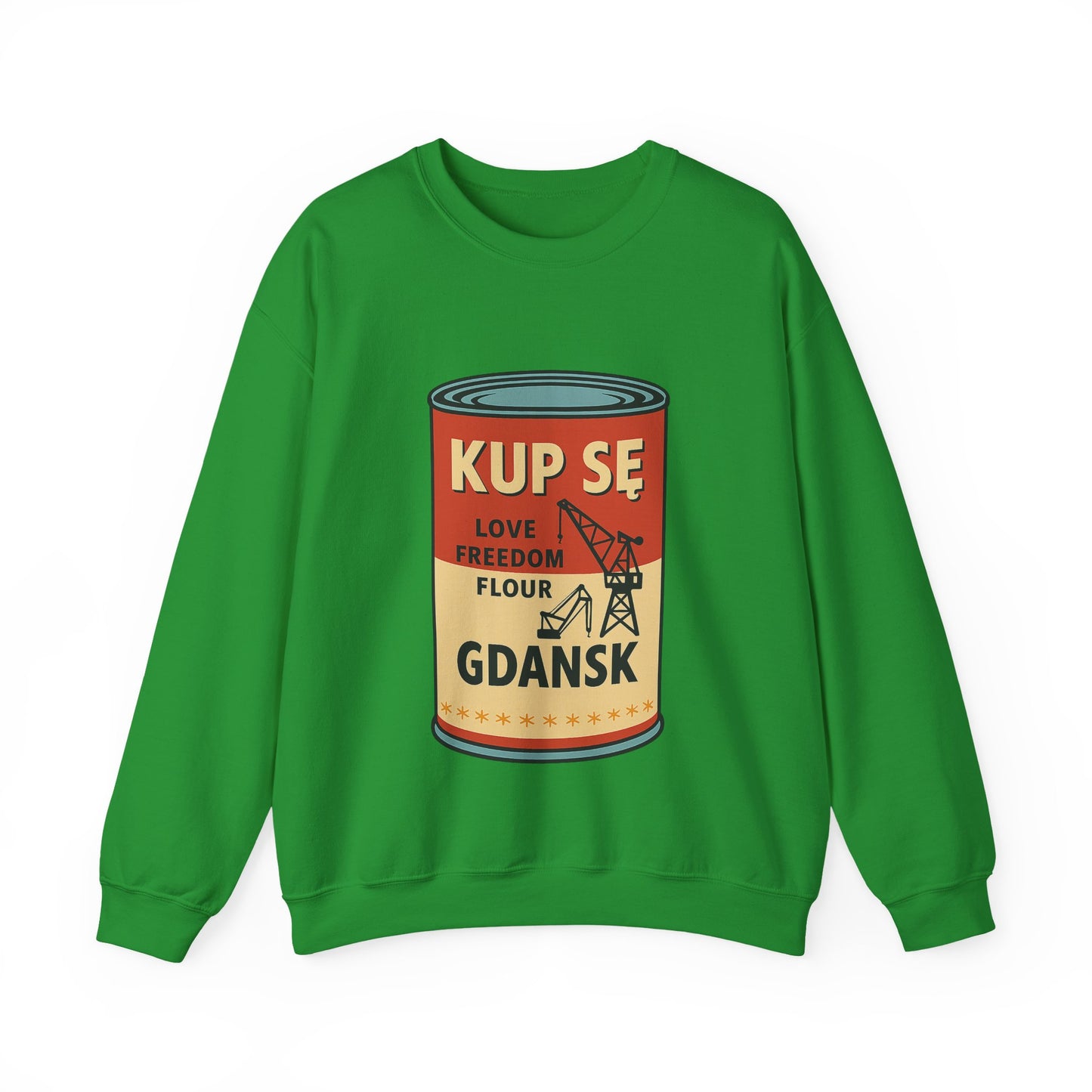 Bluza unisex z grafiką Kup Se Campbell– klasyczny crewneck i miejski styl
