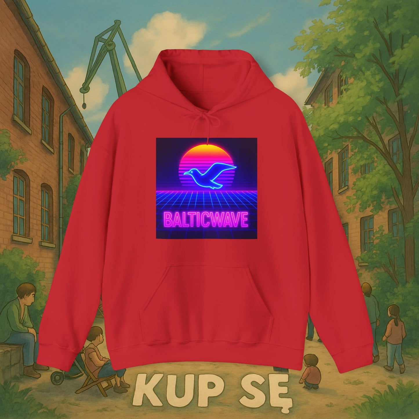 Unisex Heavy Blend Hoodie – BatlicWave – Kup Se