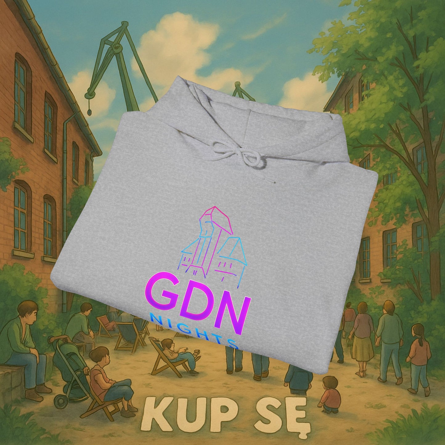 Unisex Heavy Blend Hoodie – GDN Nigths – Kup Se