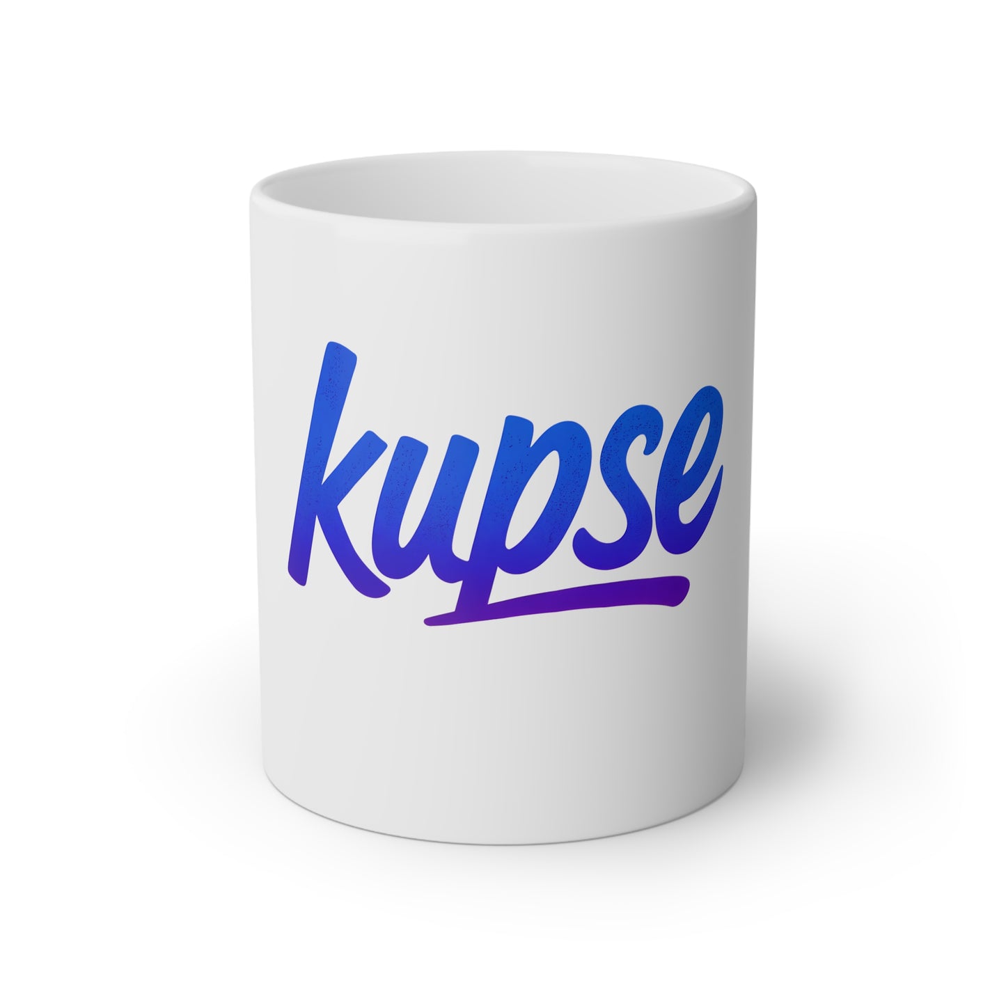 Kubek KupSe – Logo Blue, Unikatowy Design, Lokalny Styl