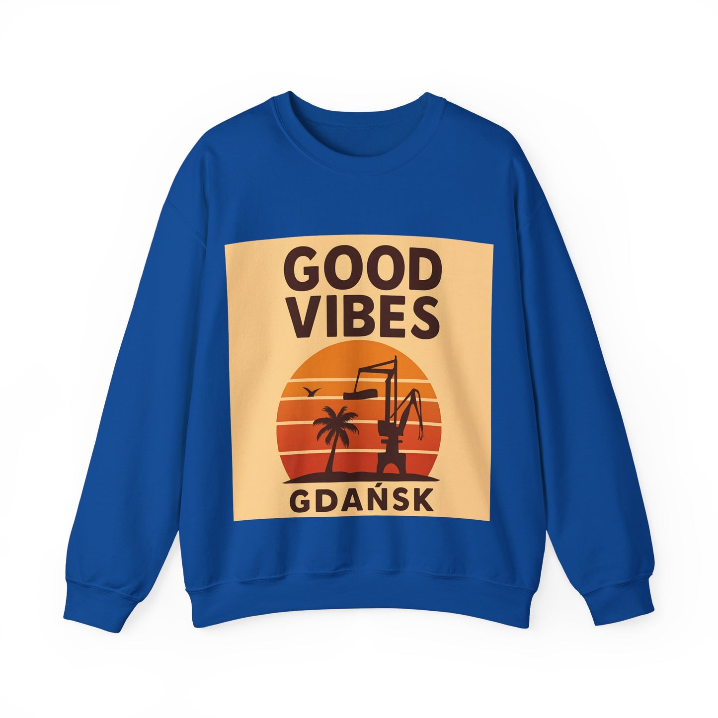 Bluza unisex z grafiką Kup Se Good Vibes Desert – klasyczny crewneck i miejski styl