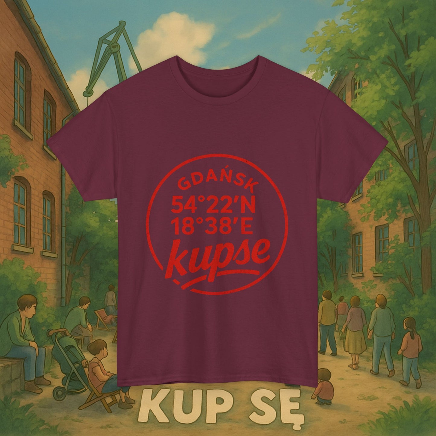 KupSe Koordynaty Style t-shirt - Unisex Heavy Cotton Tee