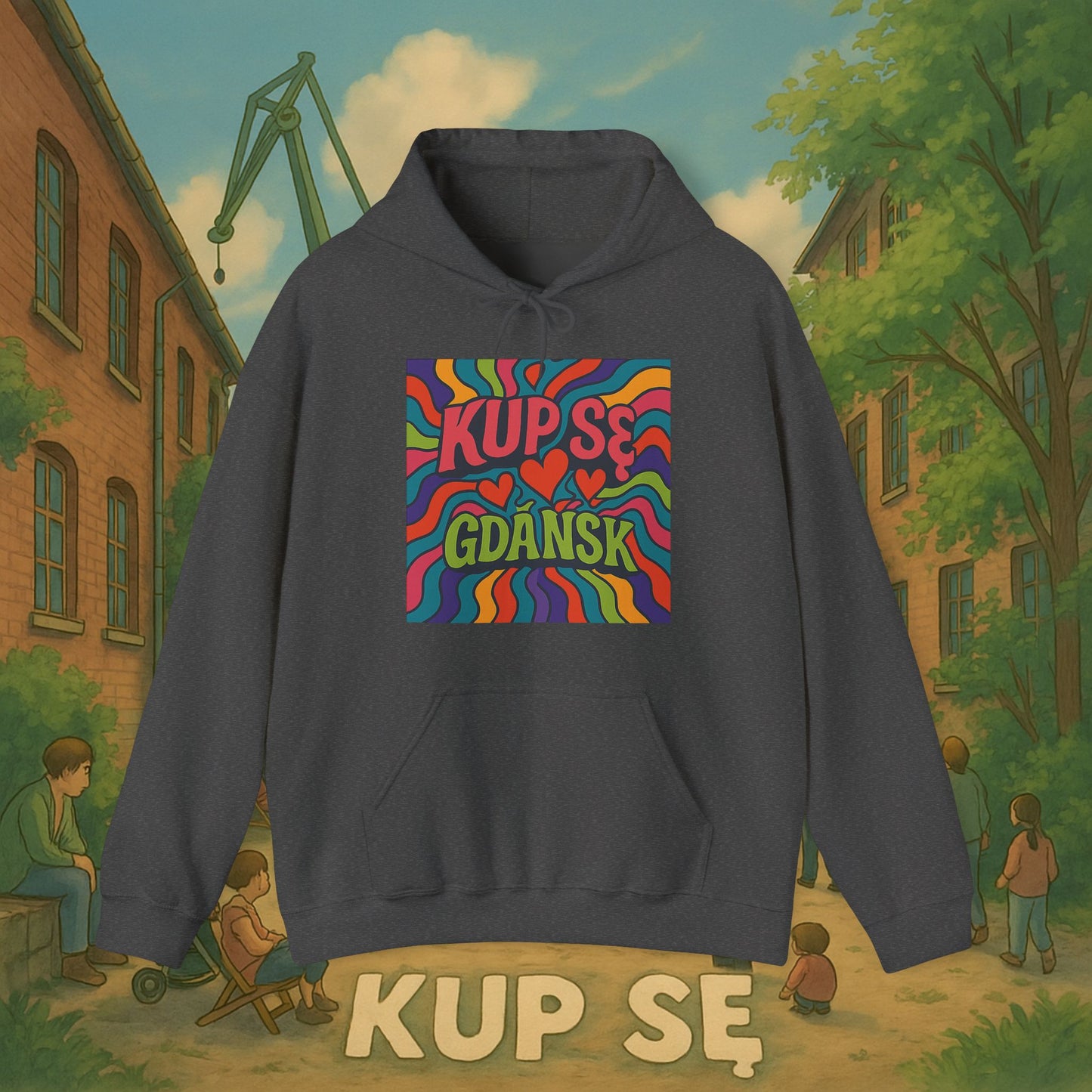 Unisex Heavy Blend Hoodie – Acid – Kup Se