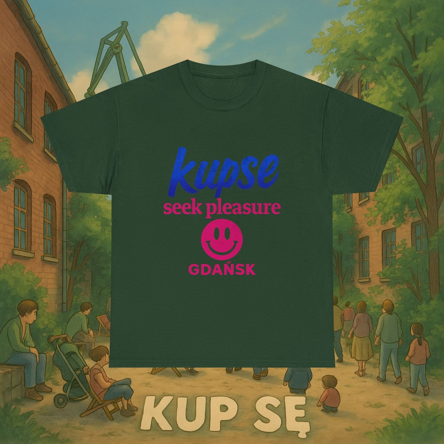 KupSe seek pleasure Style t-shirt - Unisex Heavy Cotton Tee
