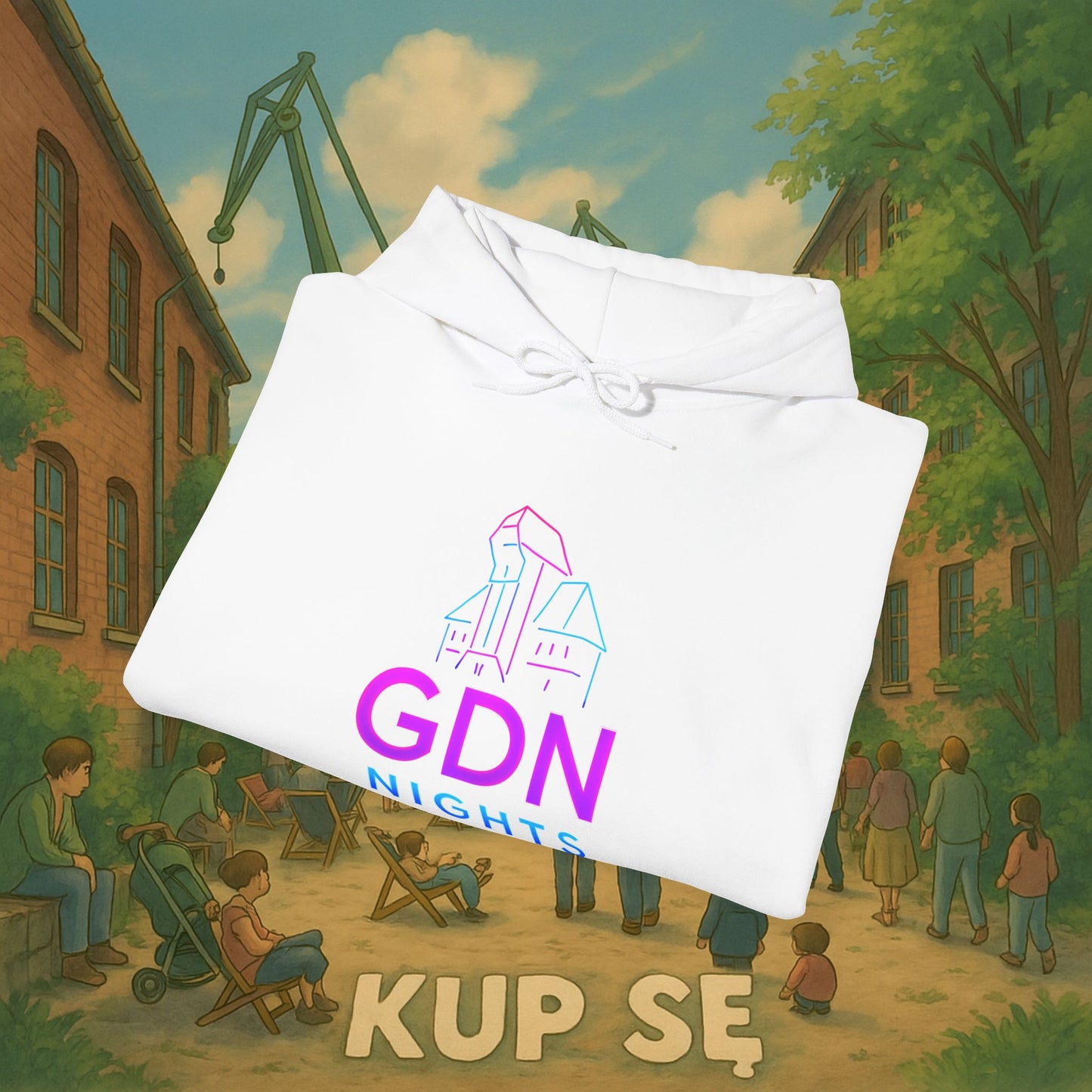 Unisex Heavy Blend Hoodie – GDN Nigths – Kup Se