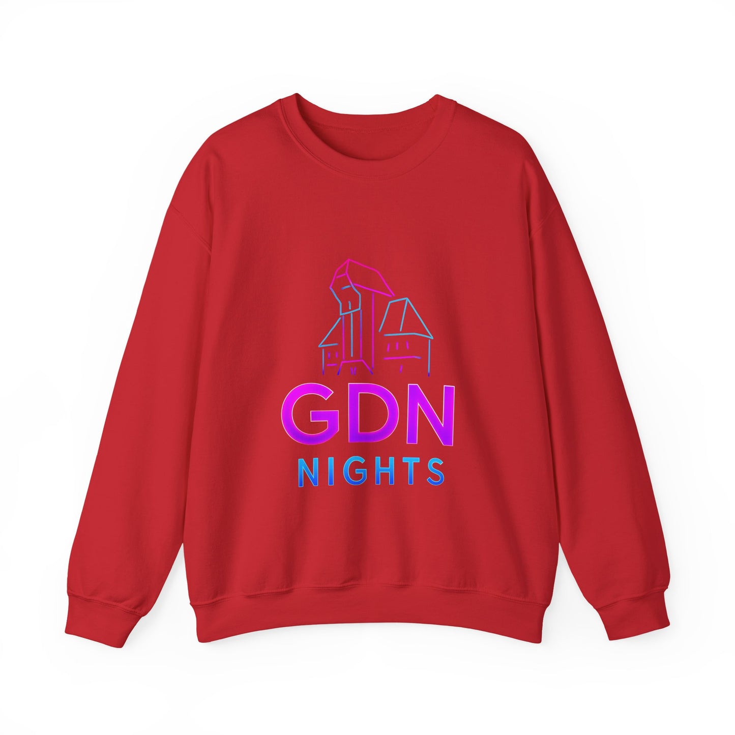 Bluza unisex z grafiką Kup Se GDN Nights – klasyczny crewneck i miejski styl