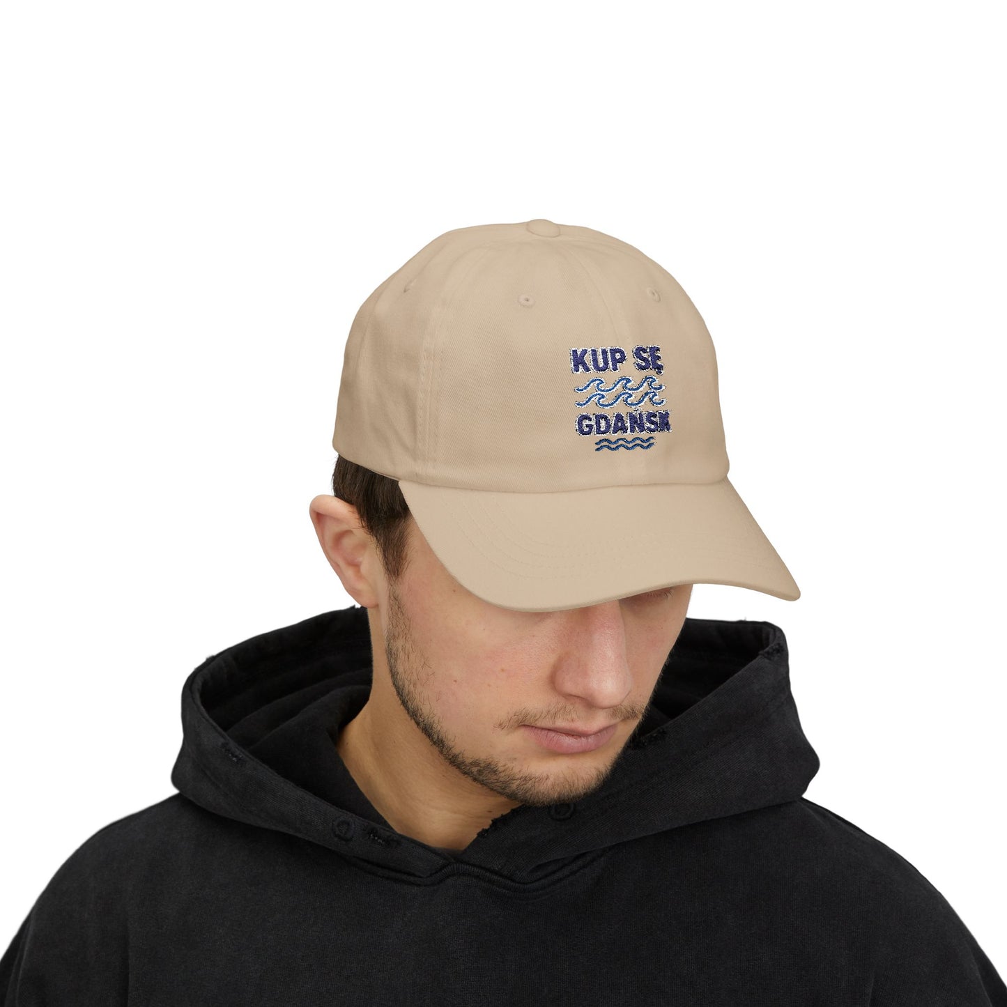 Czapka z daszkiem z grafiką Kup Se fale – modny Dad Cap z charakterem