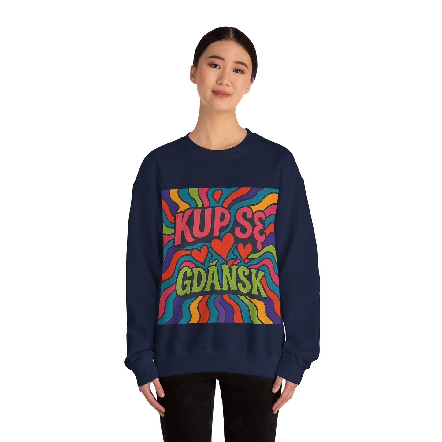 Bluza unisex z grafiką Kup Se Acid – klasyczny crewneck i miejski styl