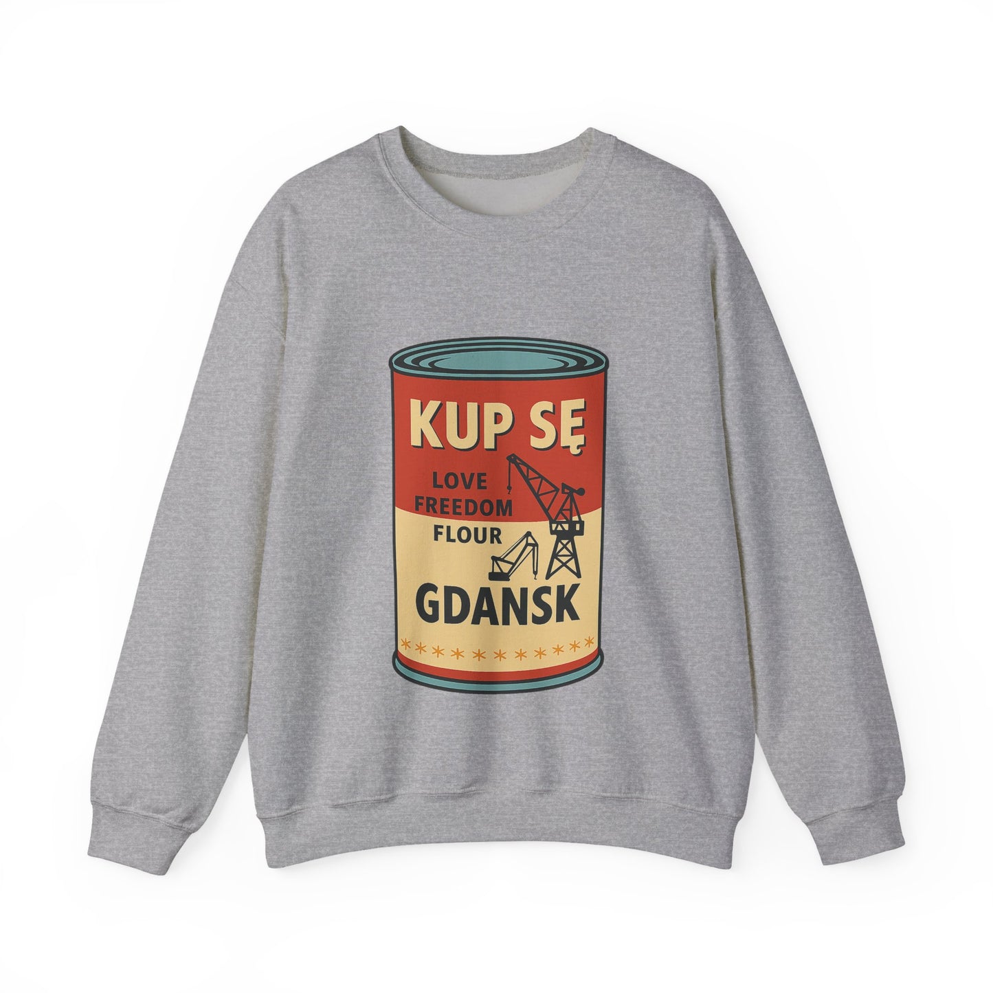 Bluza unisex z grafiką Kup Se Campbell– klasyczny crewneck i miejski styl