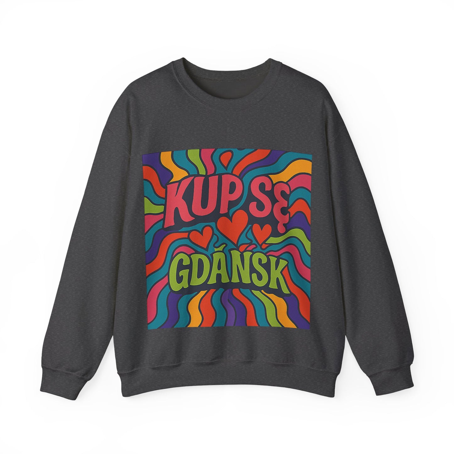 Bluza unisex z grafiką Kup Se Acid – klasyczny crewneck i miejski styl