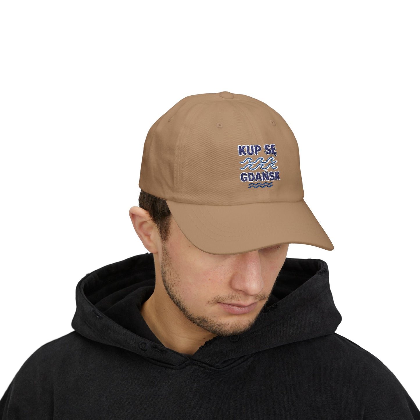 Czapka z daszkiem z grafiką Kup Se fale – modny Dad Cap z charakterem