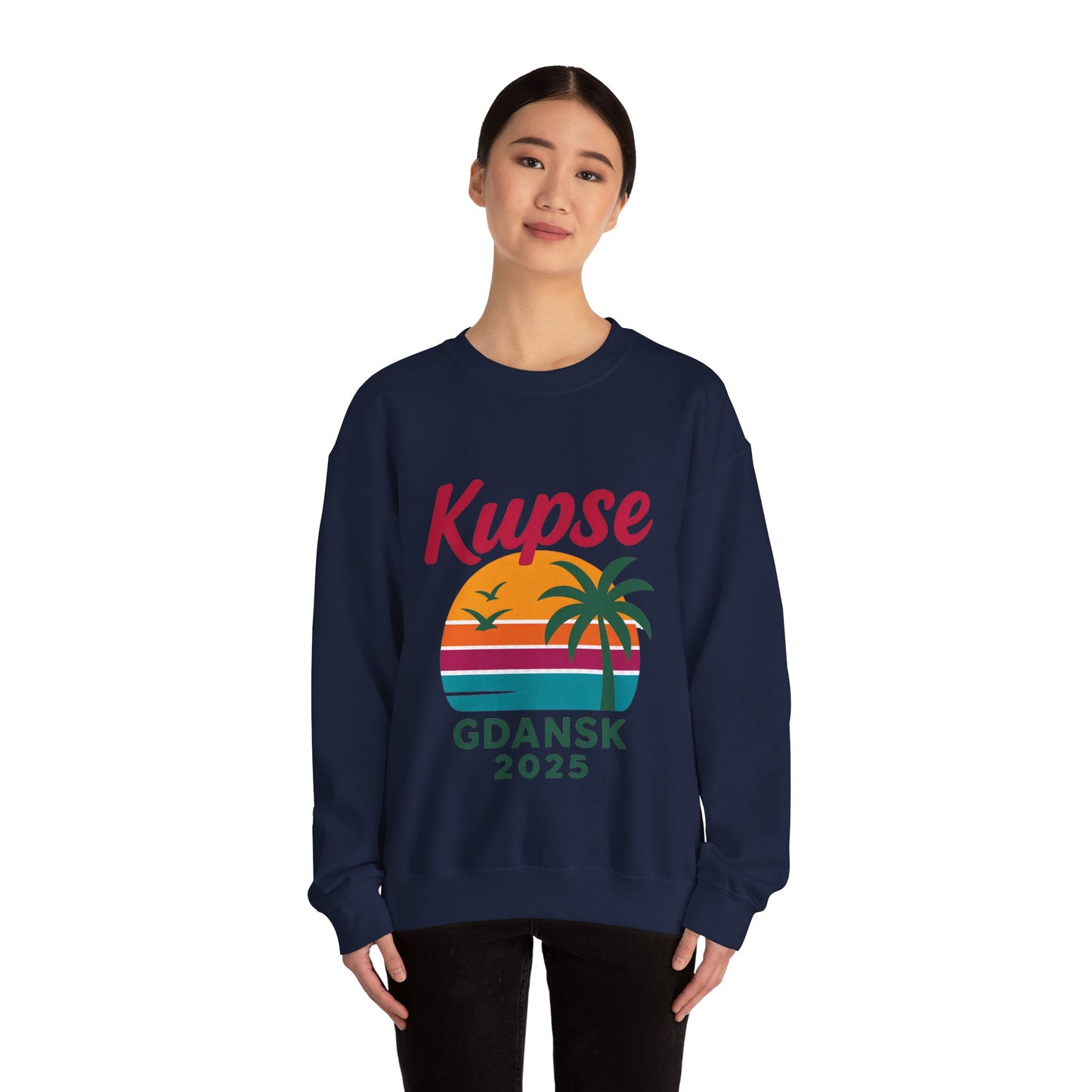Bluza unisex z grafiką Kup Se 90s – klasyczny crewneck i miejski styl