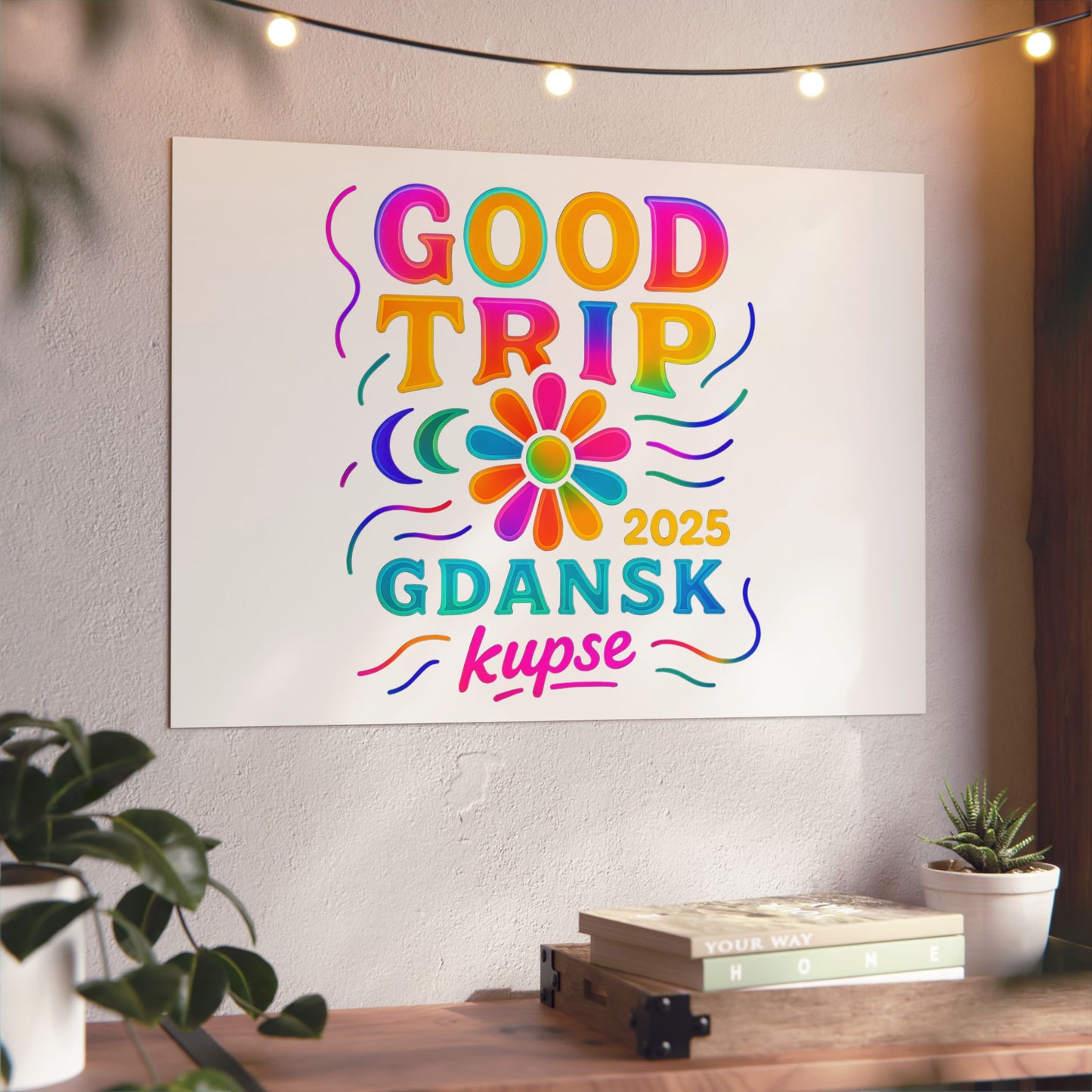Obraz na panelu aluminiowym Good Trip – trwały wydruk w stylu Kup Se
