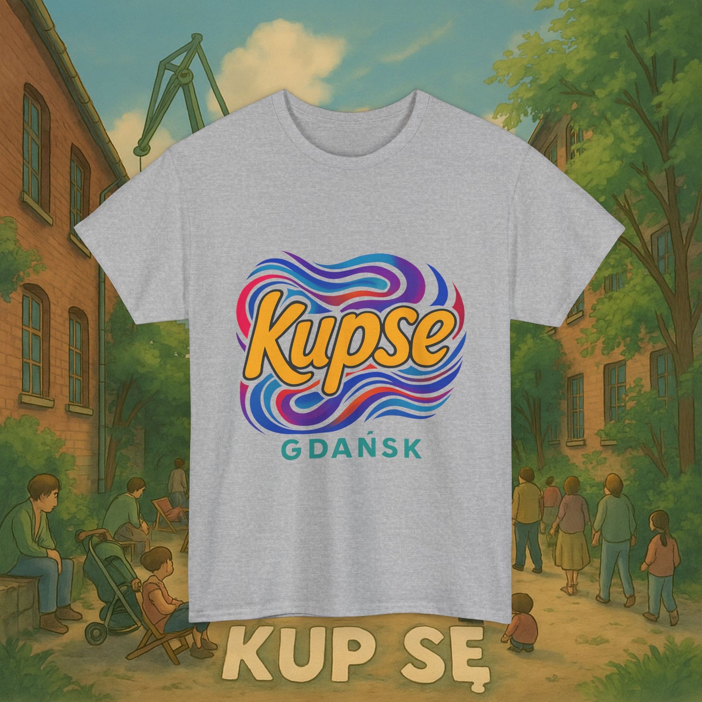 KupSe Kupse Acid Style t-shirt - Unisex Heavy Cotton Tee