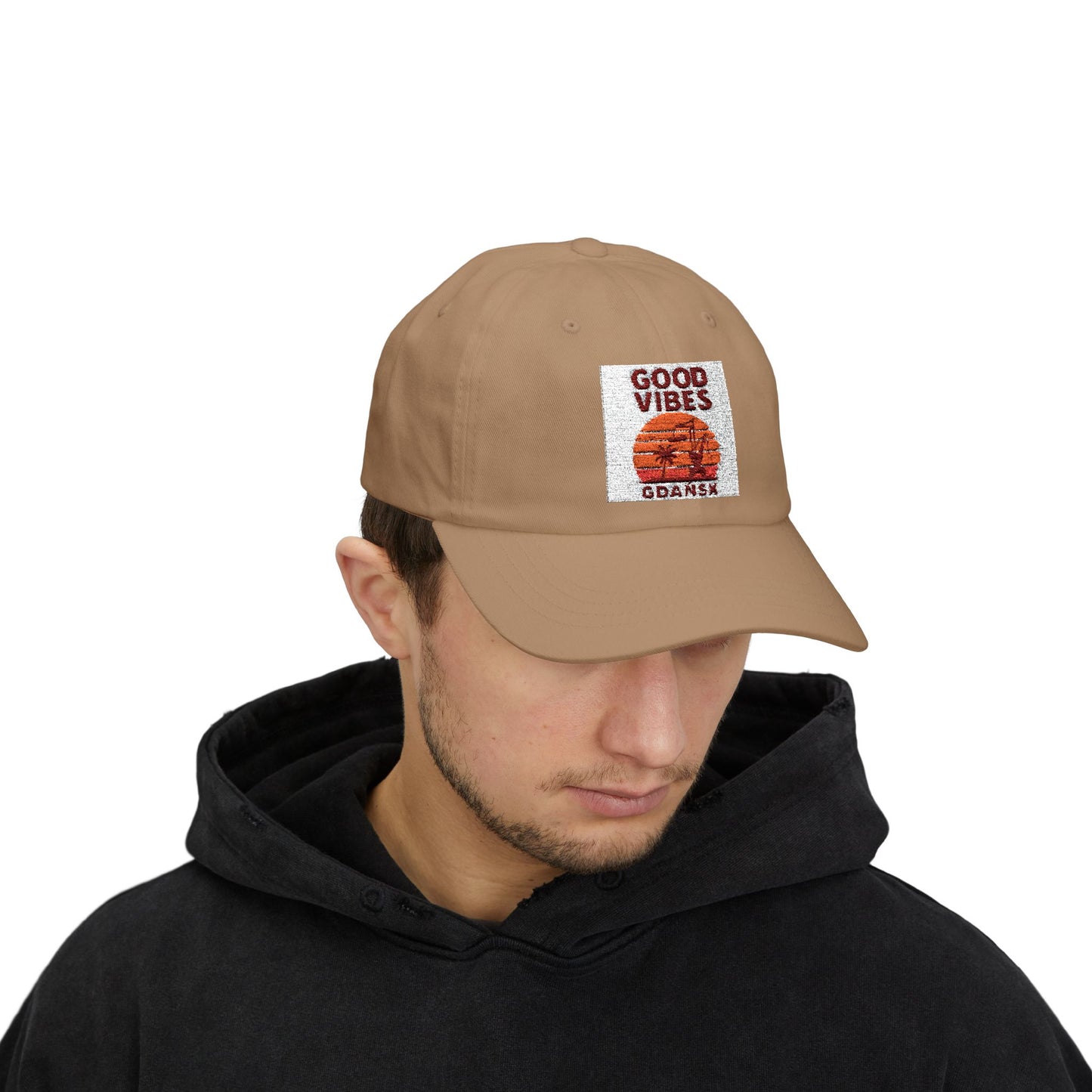 Czapka z daszkiem z grafiką Kup Se Good Vibes Desert – modny Dad Cap z charakterem