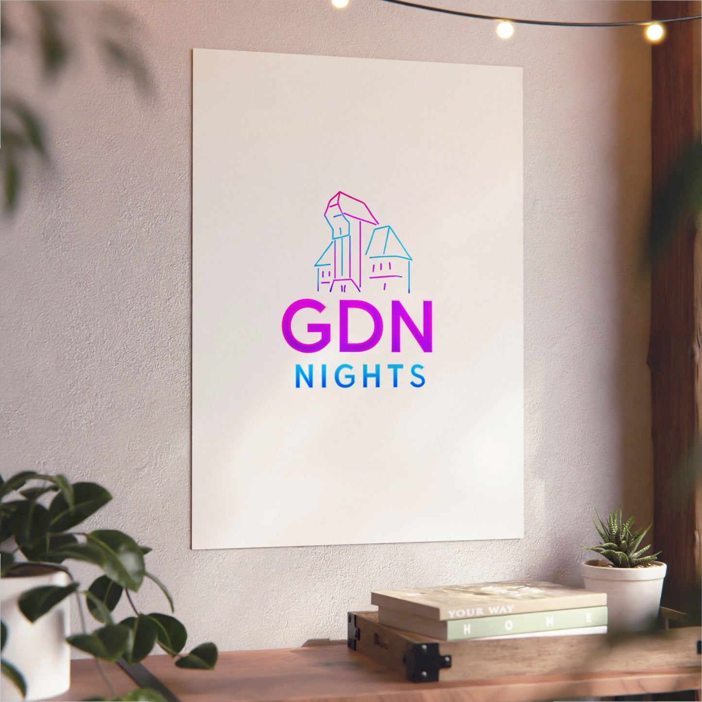Obraz na panelu aluminiowym GDN Nights – trwały wydruk w stylu Kup Se