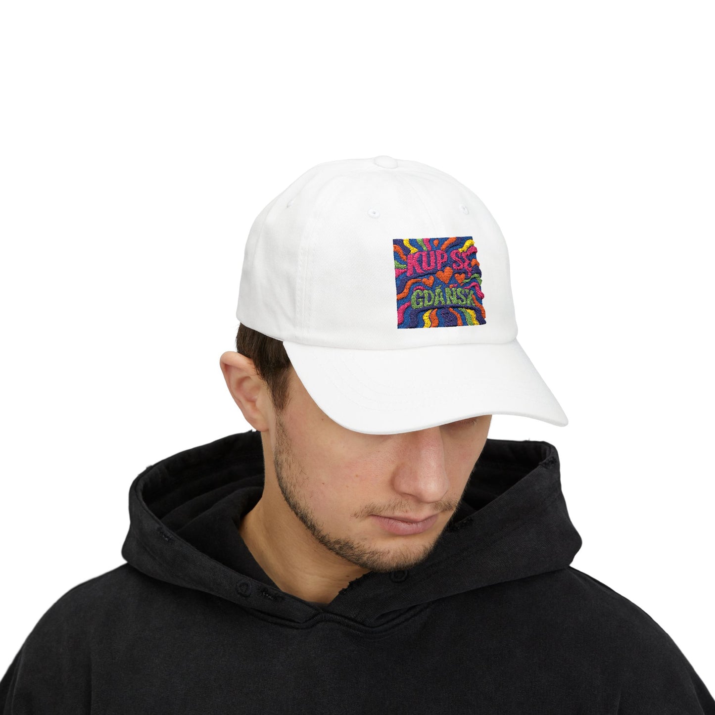 Czapka z daszkiem z grafiką Kup Se Acid – modny Dad Cap z charakterem
