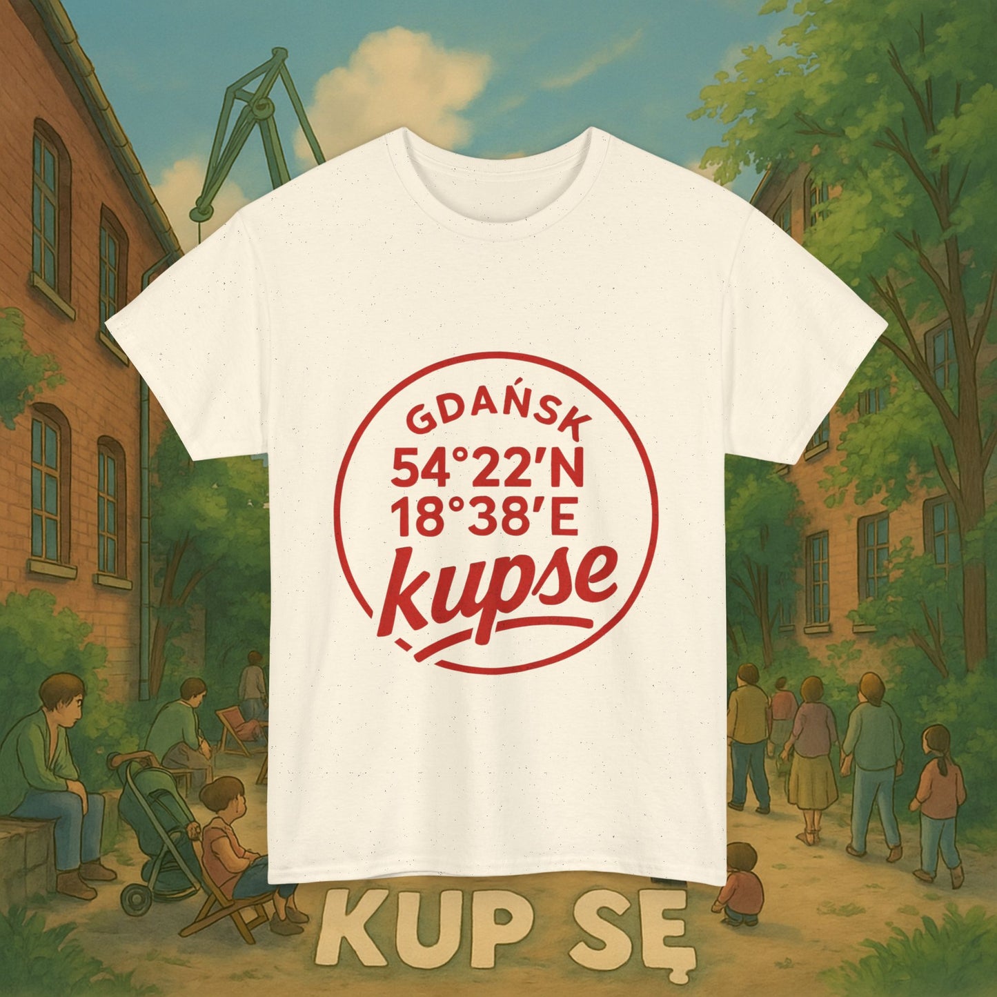 KupSe Koordynaty Style t-shirt - Unisex Heavy Cotton Tee