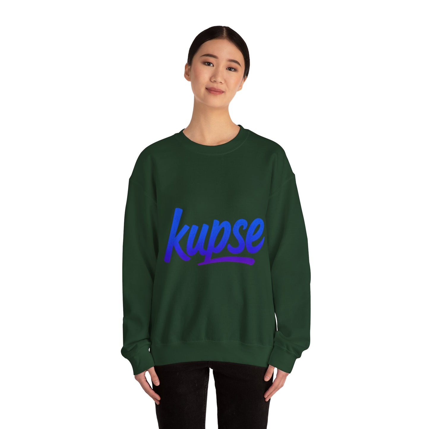 Bluza unisex z grafiką Kup Se Logo Blue – klasyczny crewneck i miejski styl