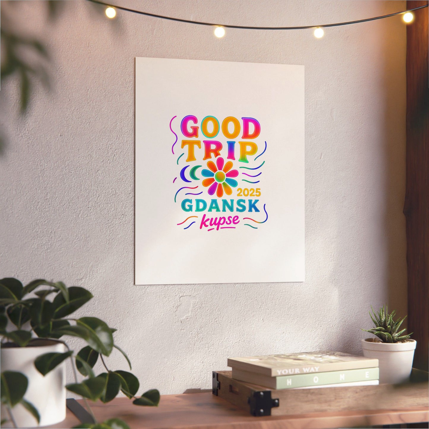 Obraz na panelu aluminiowym Good Trip – trwały wydruk w stylu Kup Se