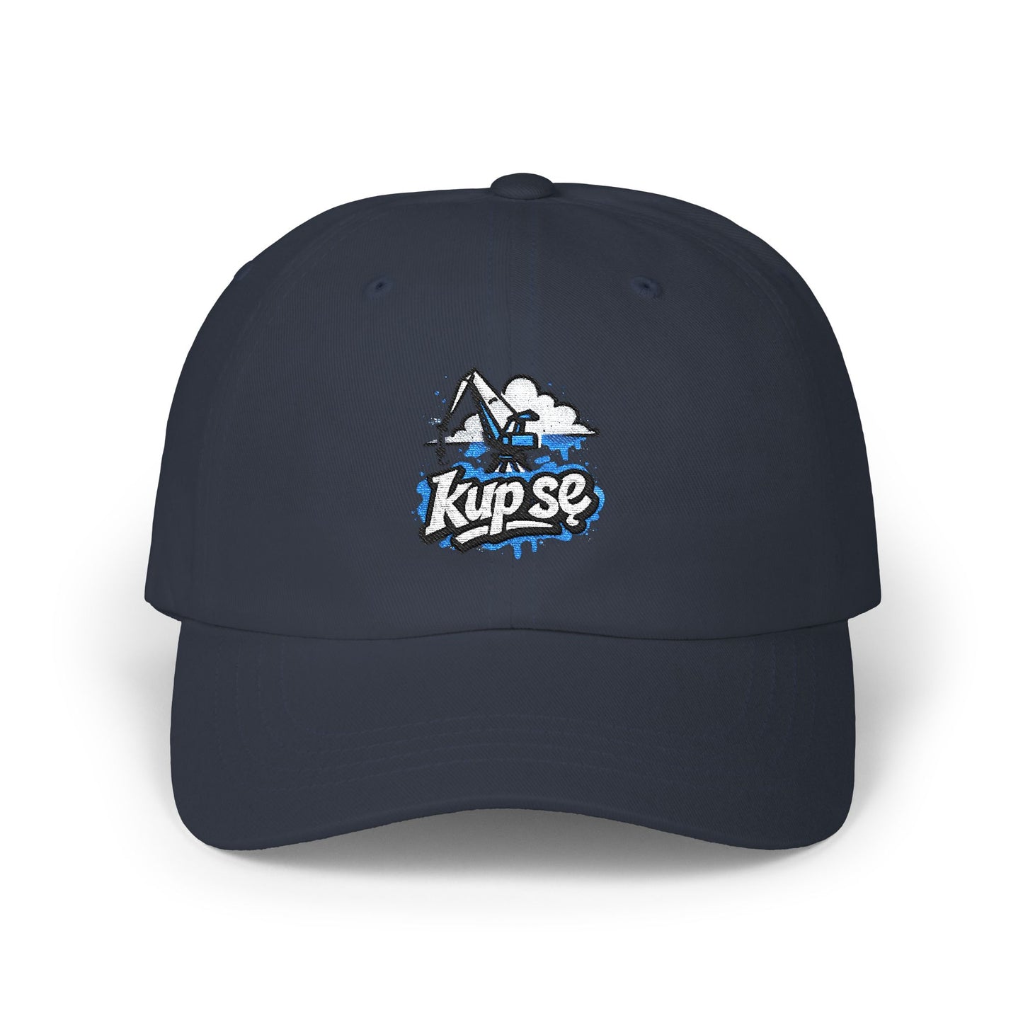 Czapka z daszkiem z grafiką Kup Se Dźwig – modny Dad Cap z charakterem