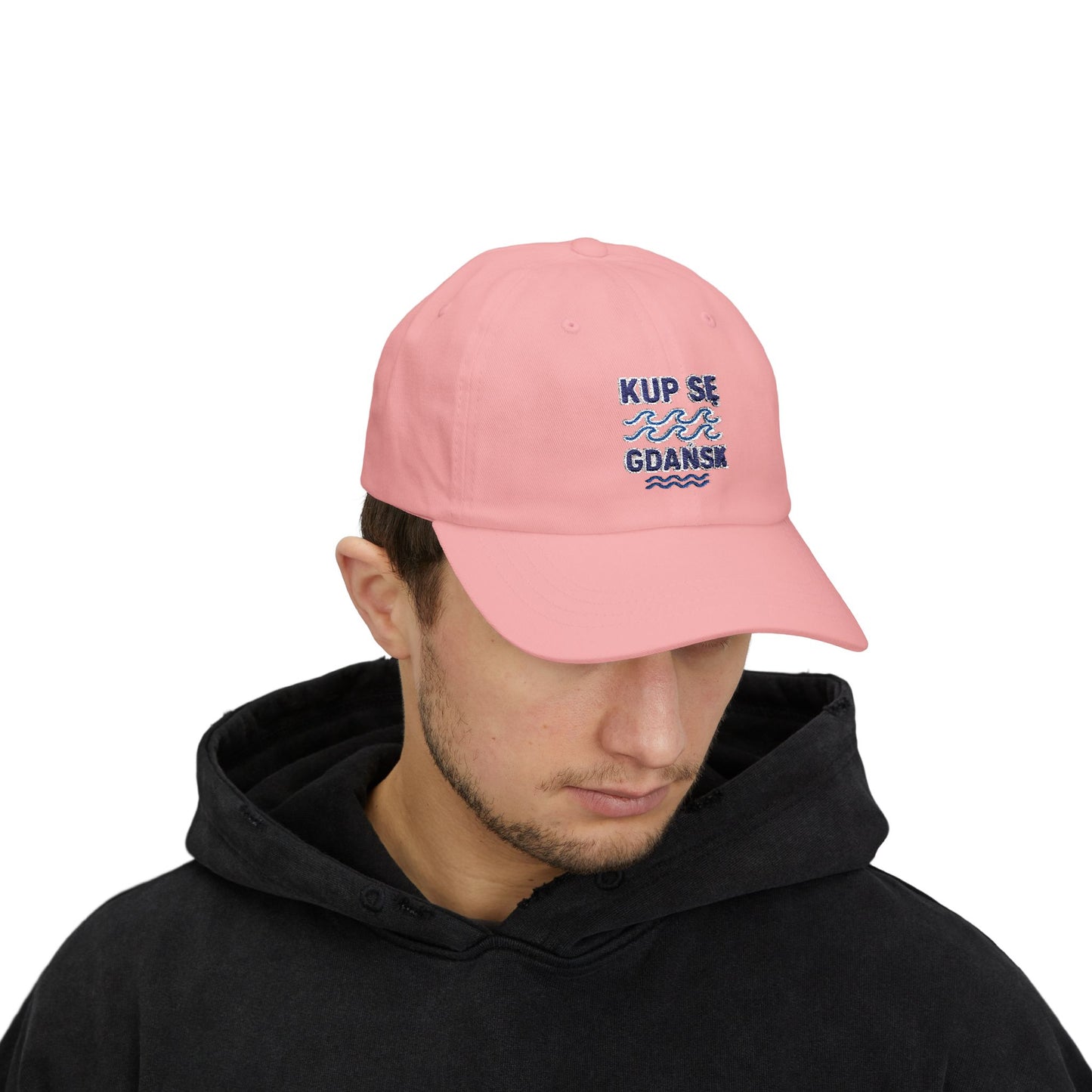 Czapka z daszkiem z grafiką Kup Se fale – modny Dad Cap z charakterem