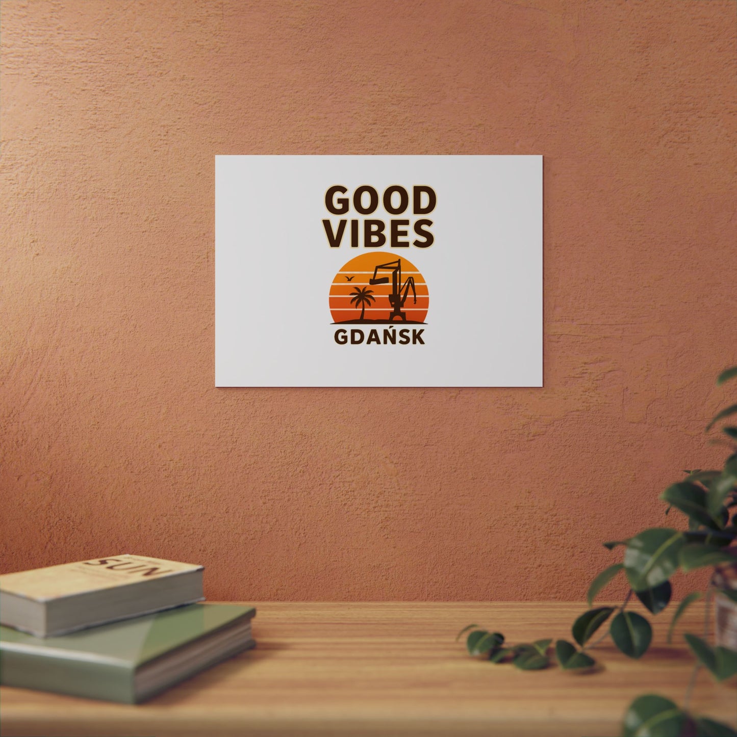 Obraz na panelu aluminiowym Good Vibes – trwały wydruk w stylu Kup Se