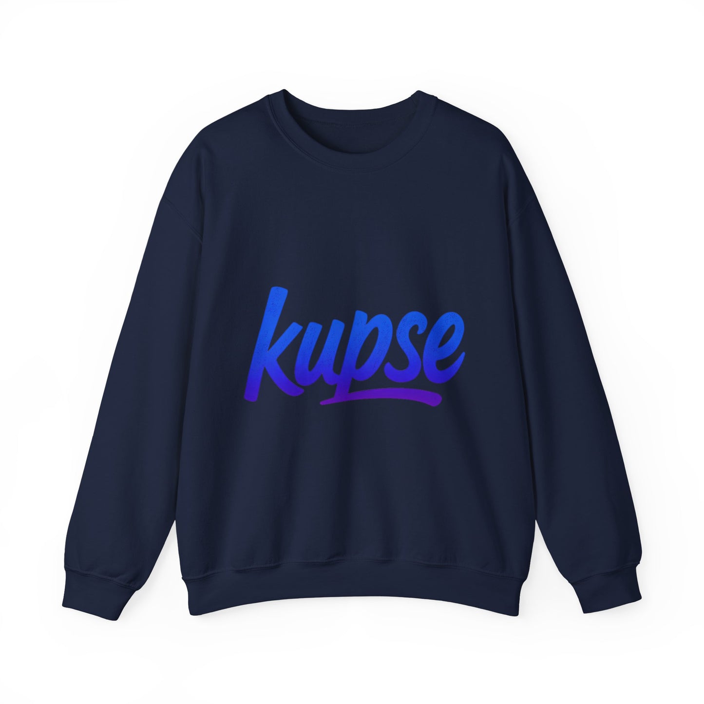 Bluza unisex z grafiką Kup Se Logo Blue – klasyczny crewneck i miejski styl