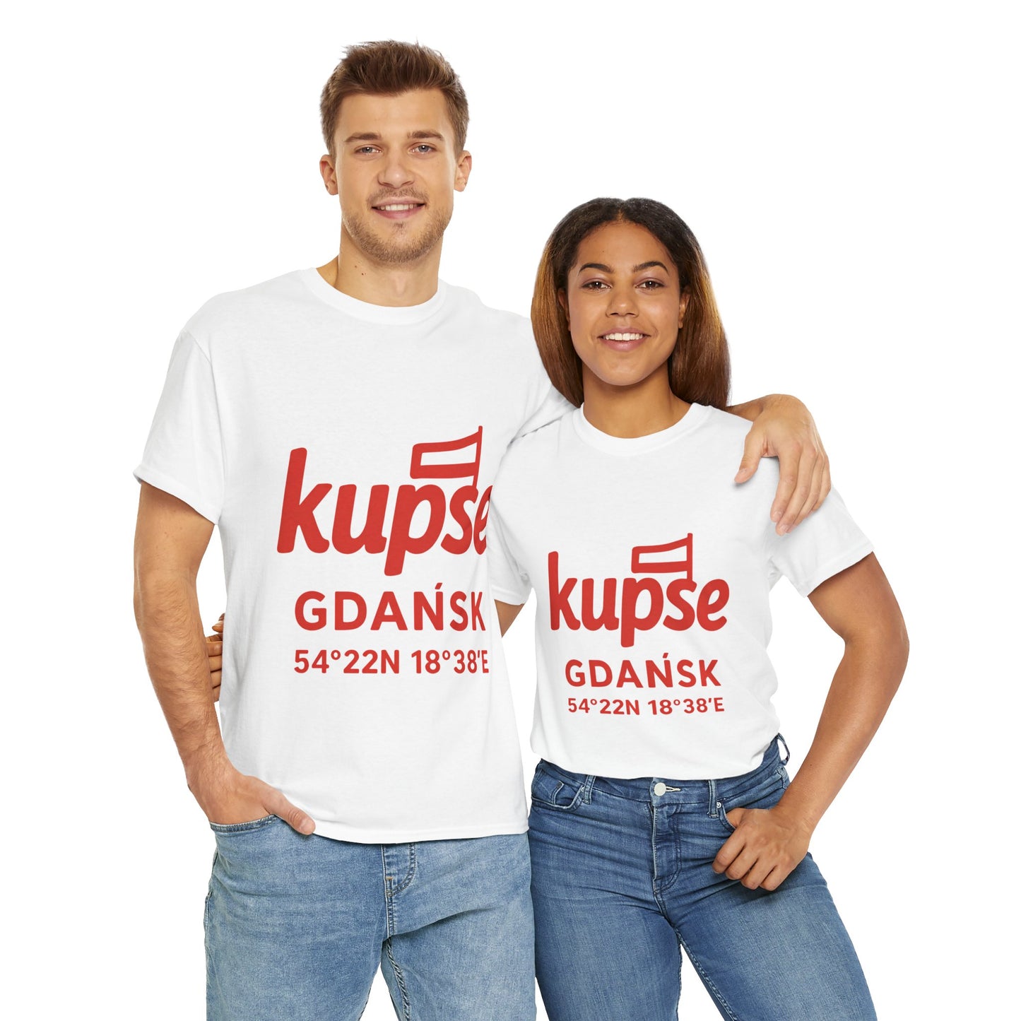 KupSe Logo Gdańsk Solidarność t-shirt - Unisex Heavy Cotton Tee