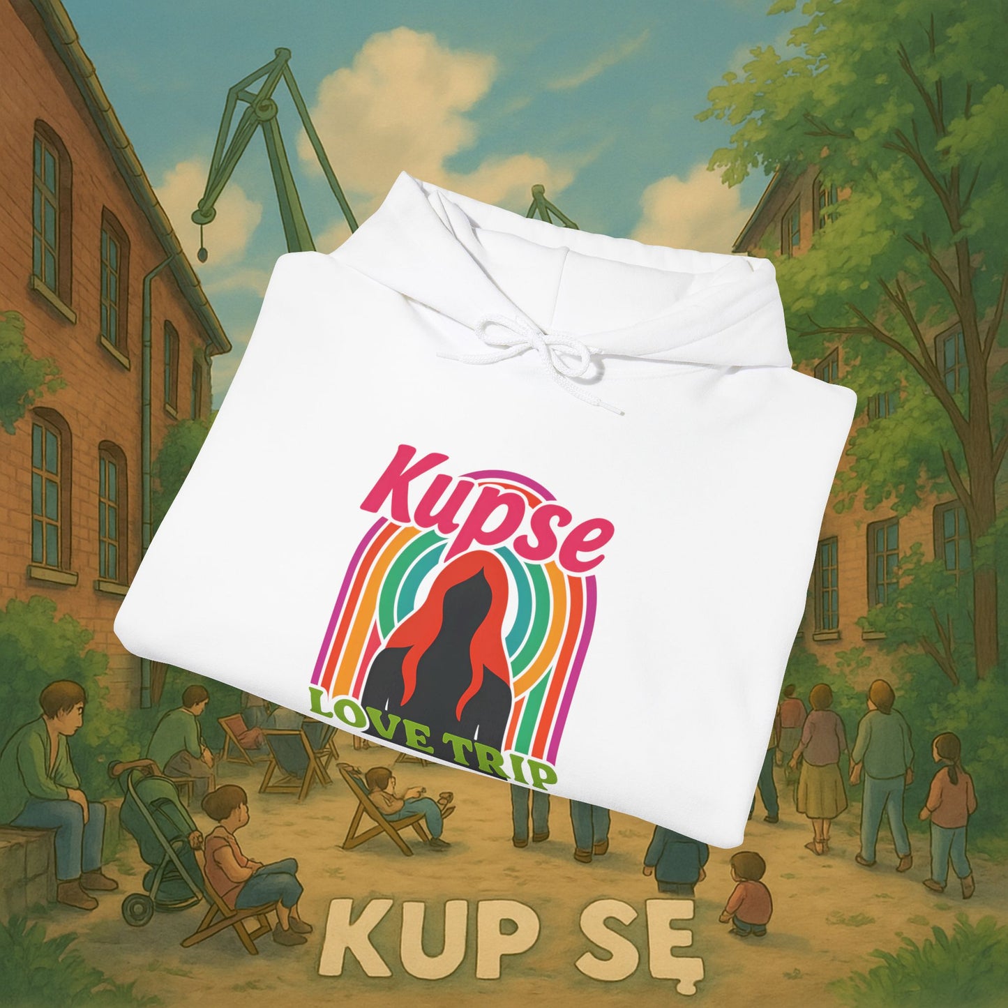 Unisex Heavy Blend Hoodie – Love Trip – Kup Se