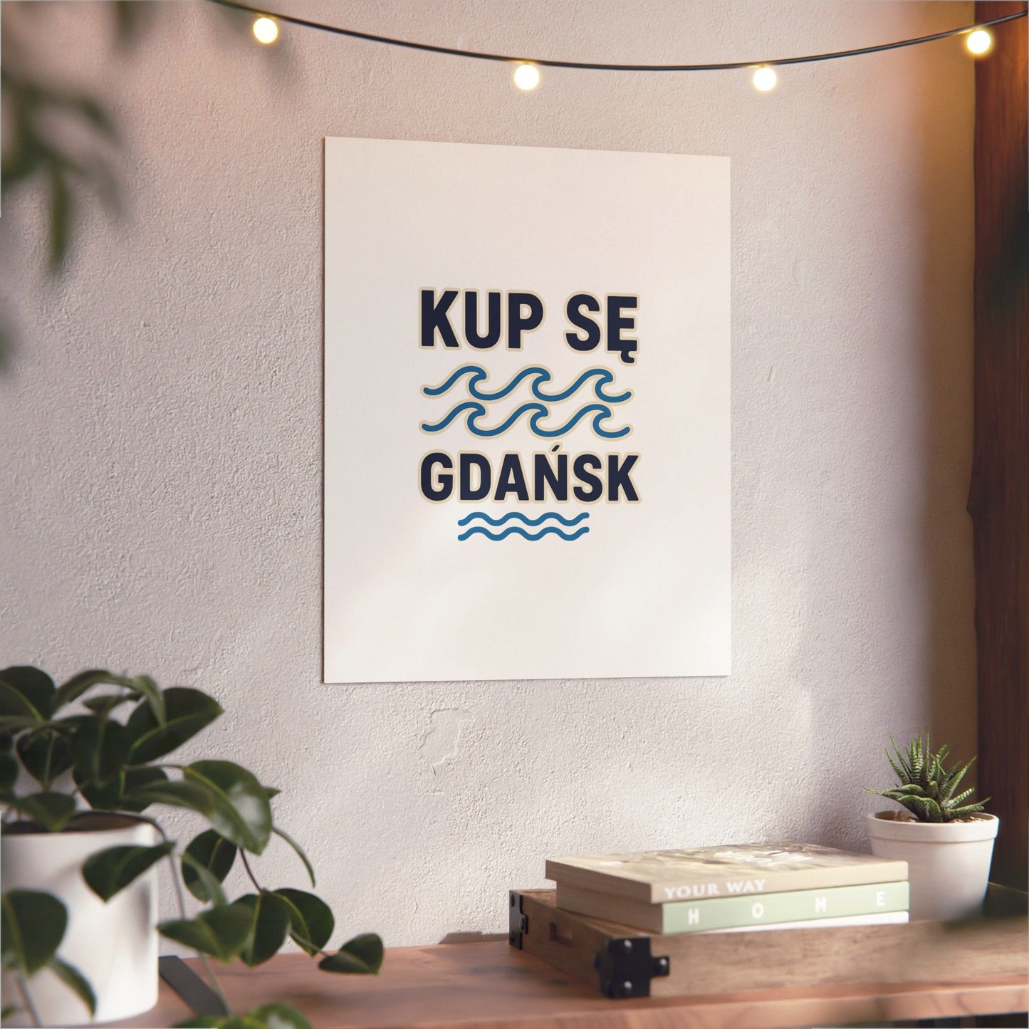 Obraz na panelu aluminiowym Gdańsk Fale – trwały wydruk w stylu Kup Se
