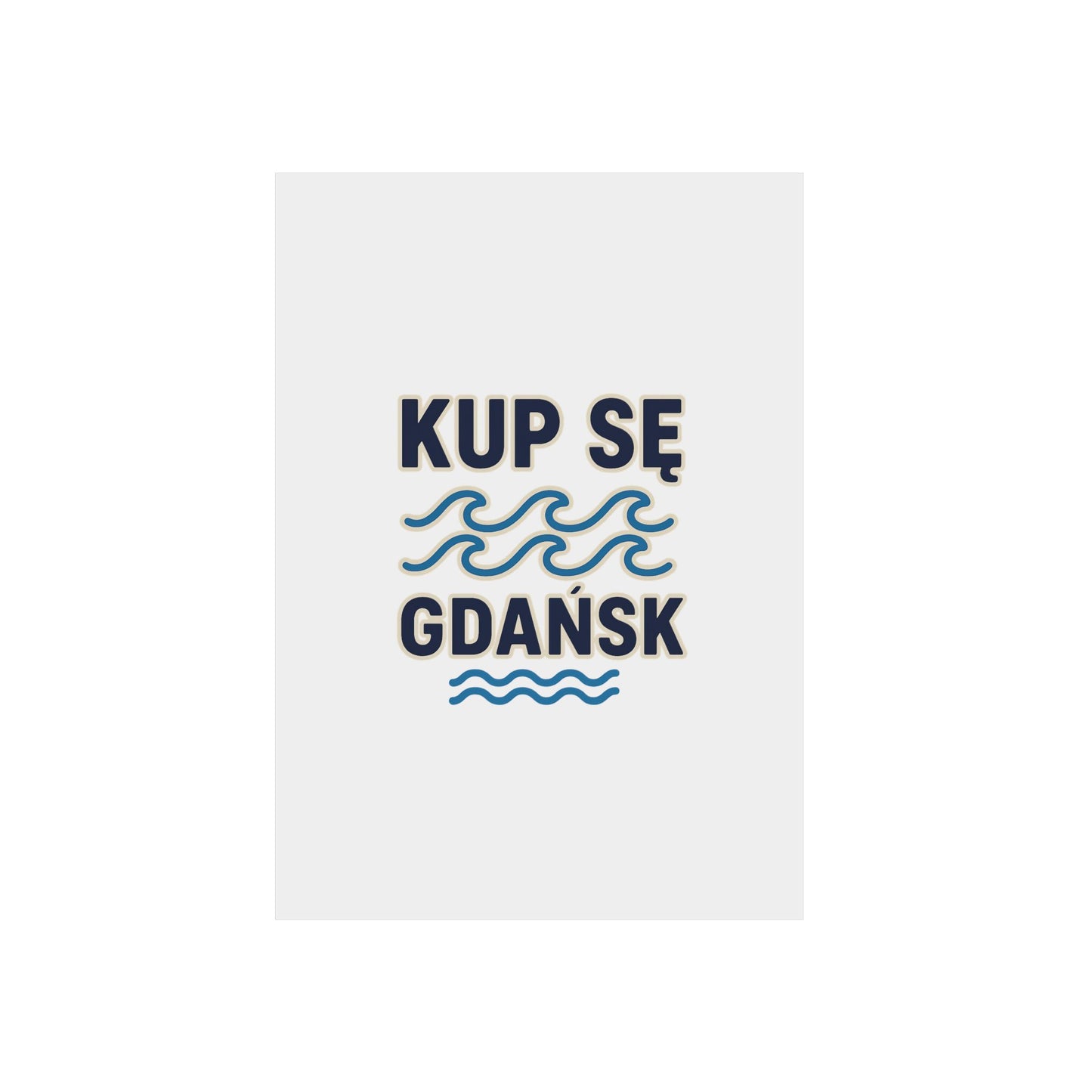 Obraz na panelu aluminiowym Gdańsk Fale – trwały wydruk w stylu Kup Se