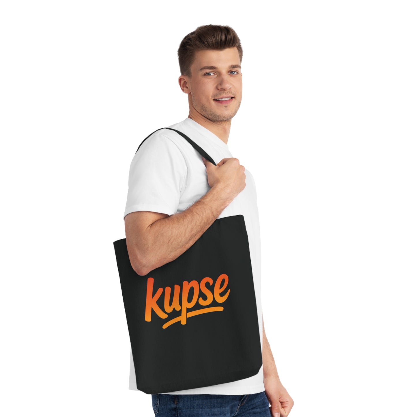 Tkana Torba na Ramię Kup Se Logo Orange – Styl i Ekologia w Jednym