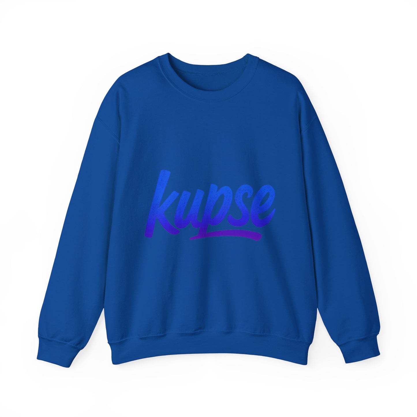 Bluza unisex z grafiką Kup Se Logo Blue – klasyczny crewneck i miejski styl