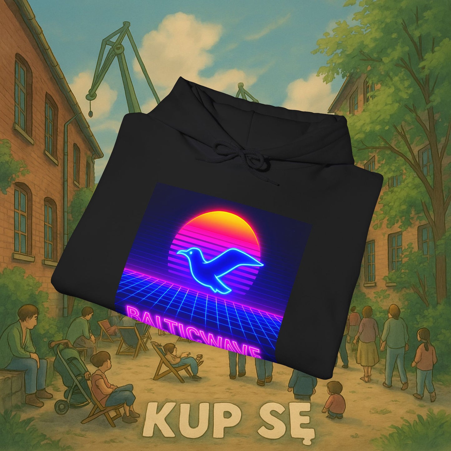 Unisex Heavy Blend Hoodie – BatlicWave – Kup Se