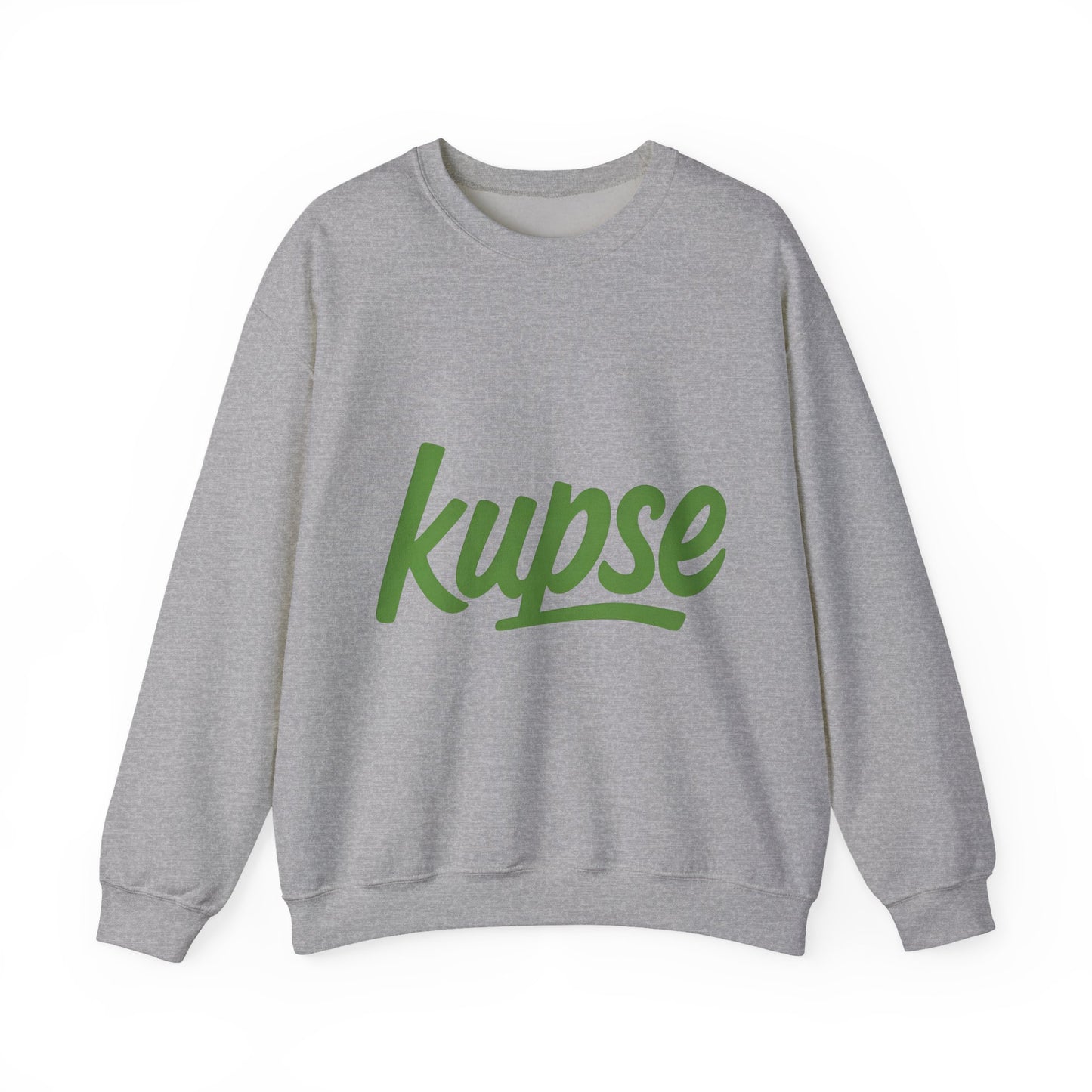 Bluza unisex z grafiką Kup Se Logo Green – klasyczny crewneck i miejski styl
