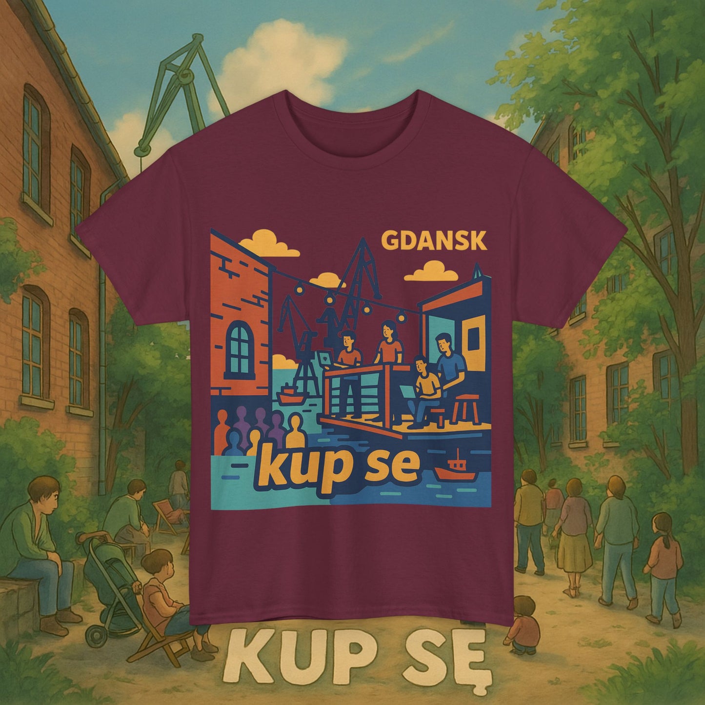 KupSe 100cznia Style t-shirt - Unisex Heavy Cotton Tee