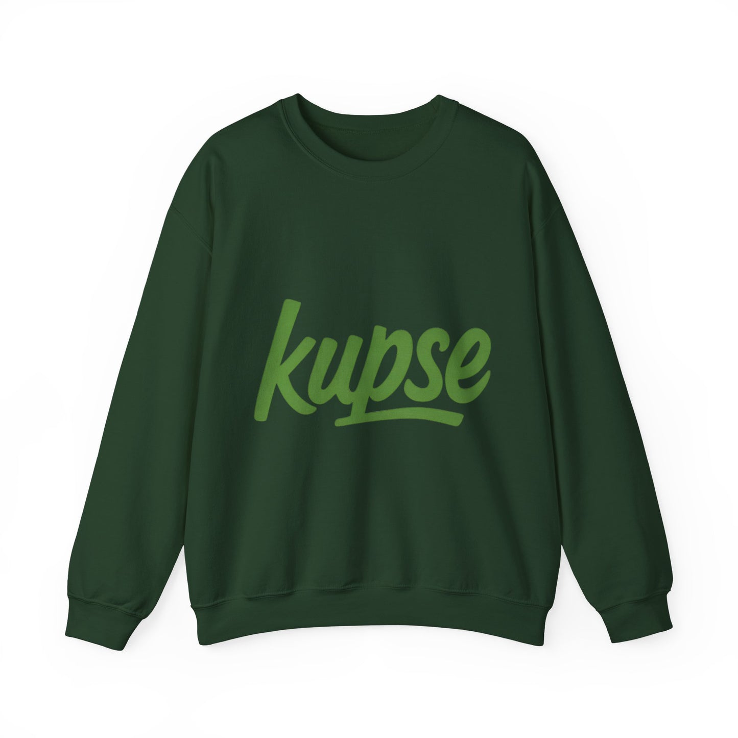 Bluza unisex z grafiką Kup Se Logo Green – klasyczny crewneck i miejski styl