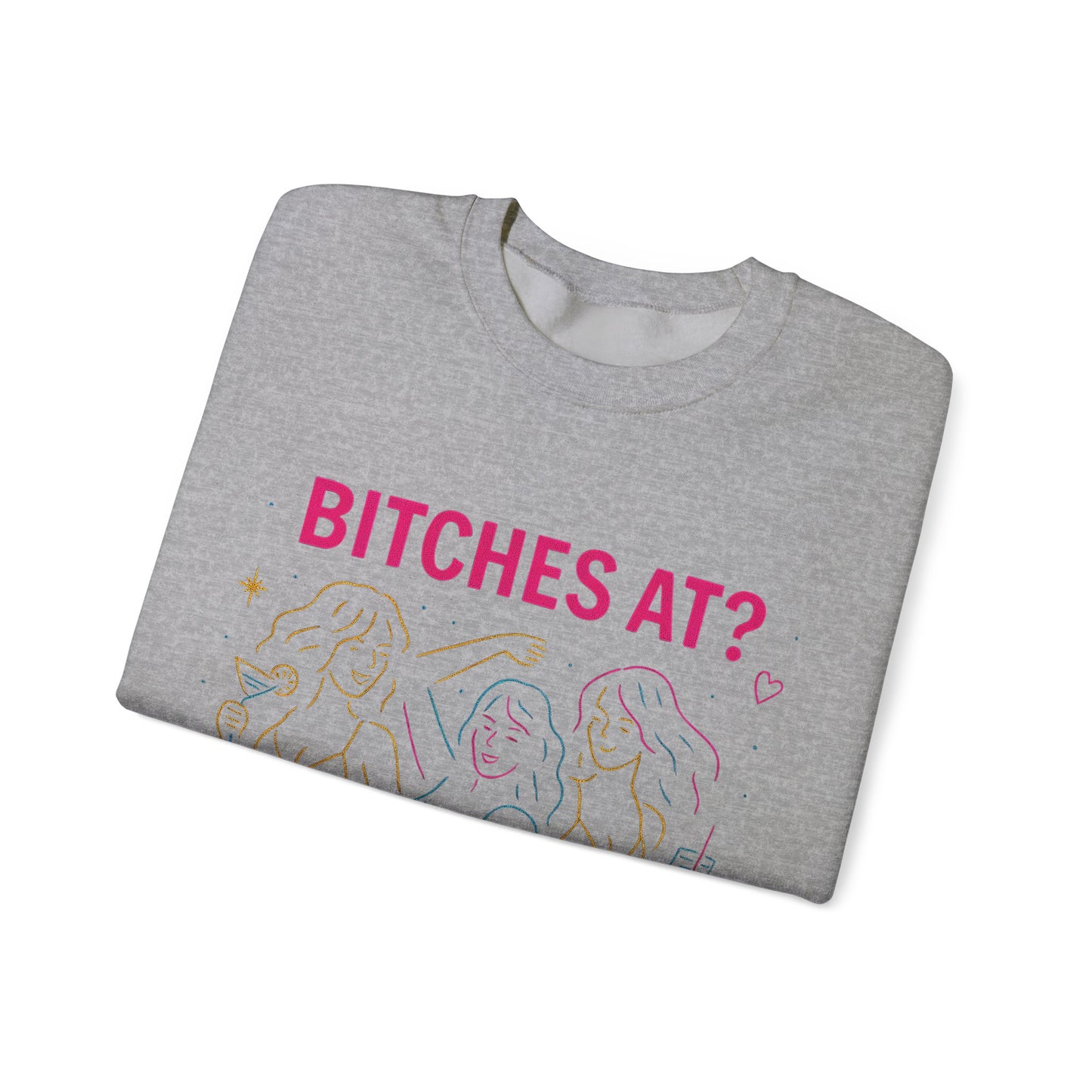 Bluza unisex z grafiką Kup Se Bi*ches at? – klasyczny crewneck i miejski styl