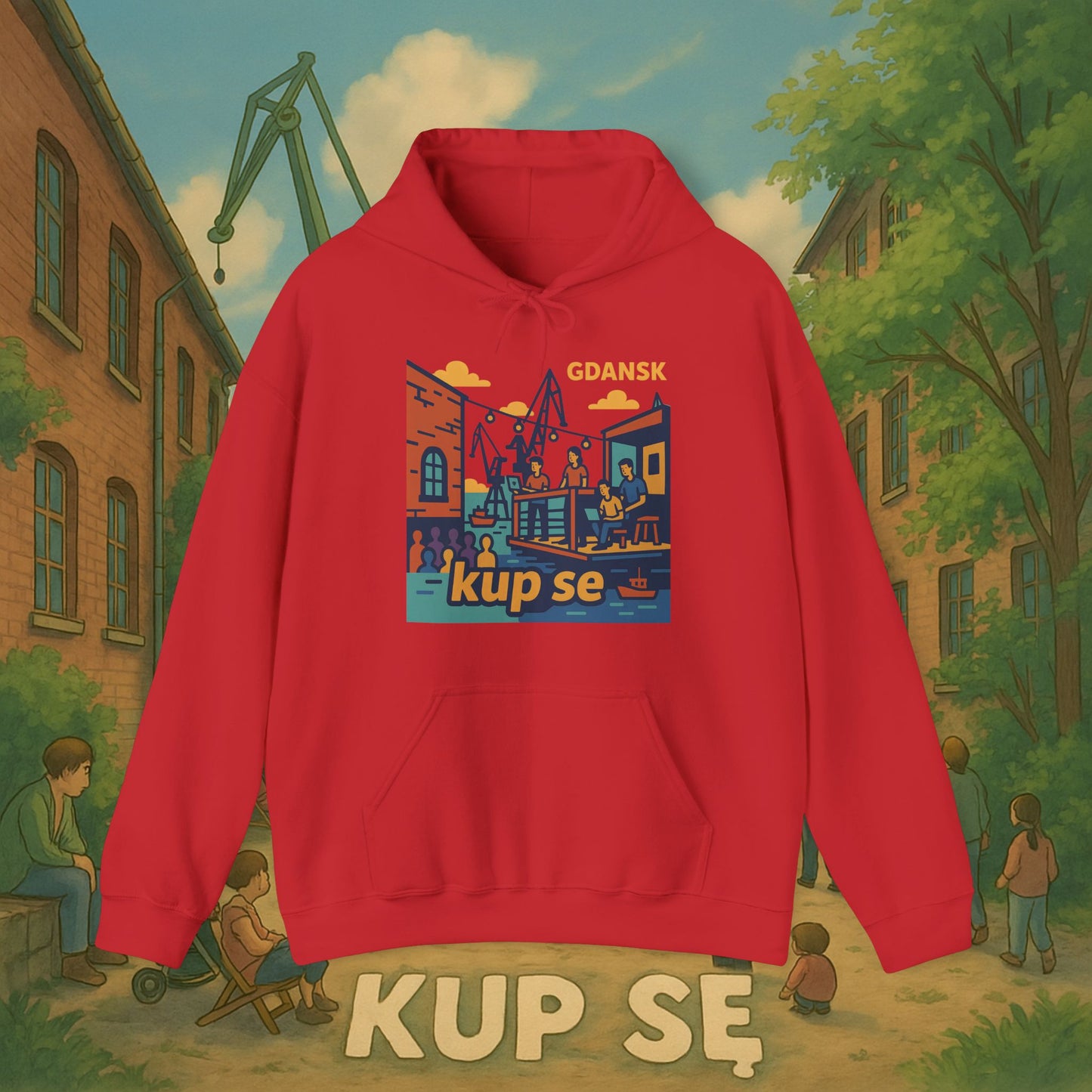 Unisex Heavy Blend Hoodie – Vibe – Kup Se