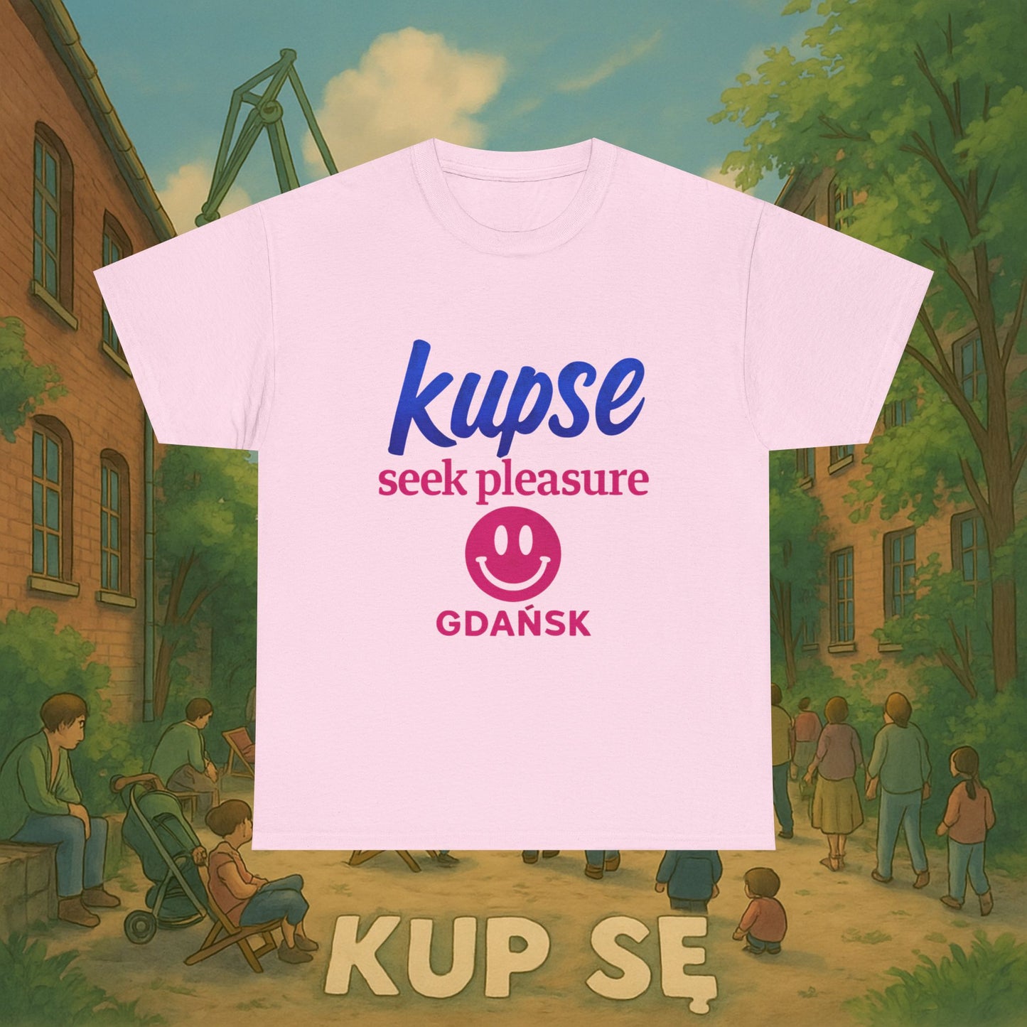 KupSe seek pleasure Style t-shirt - Unisex Heavy Cotton Tee