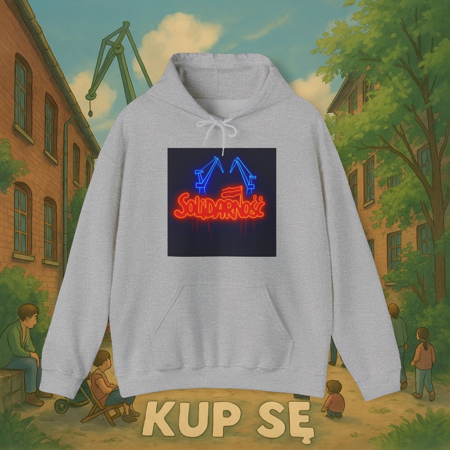 Unisex Heavy Blend Hoodie – Solidarnosc – Kup Se