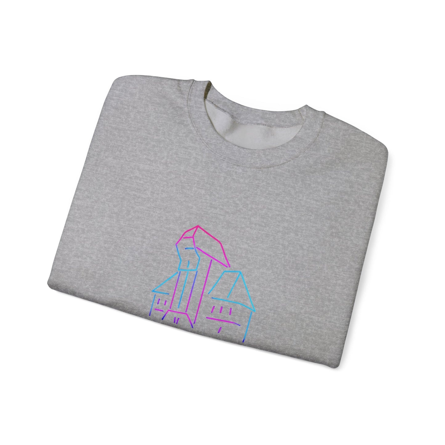 Bluza unisex z grafiką Kup Se GDN Nights – klasyczny crewneck i miejski styl