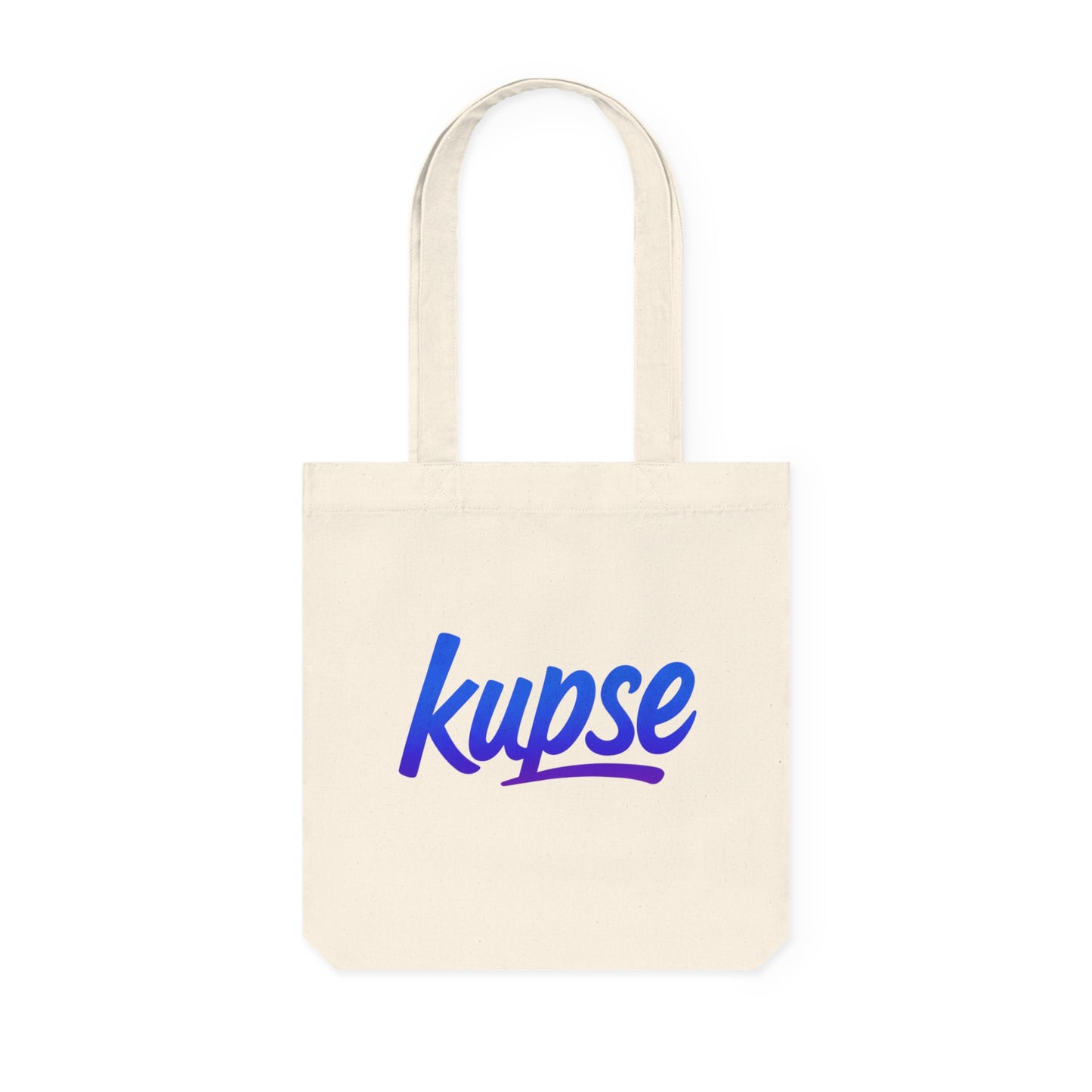 Tkana Torba na Ramię Kup Se Logo Blue – Styl i Ekologia w Jednym