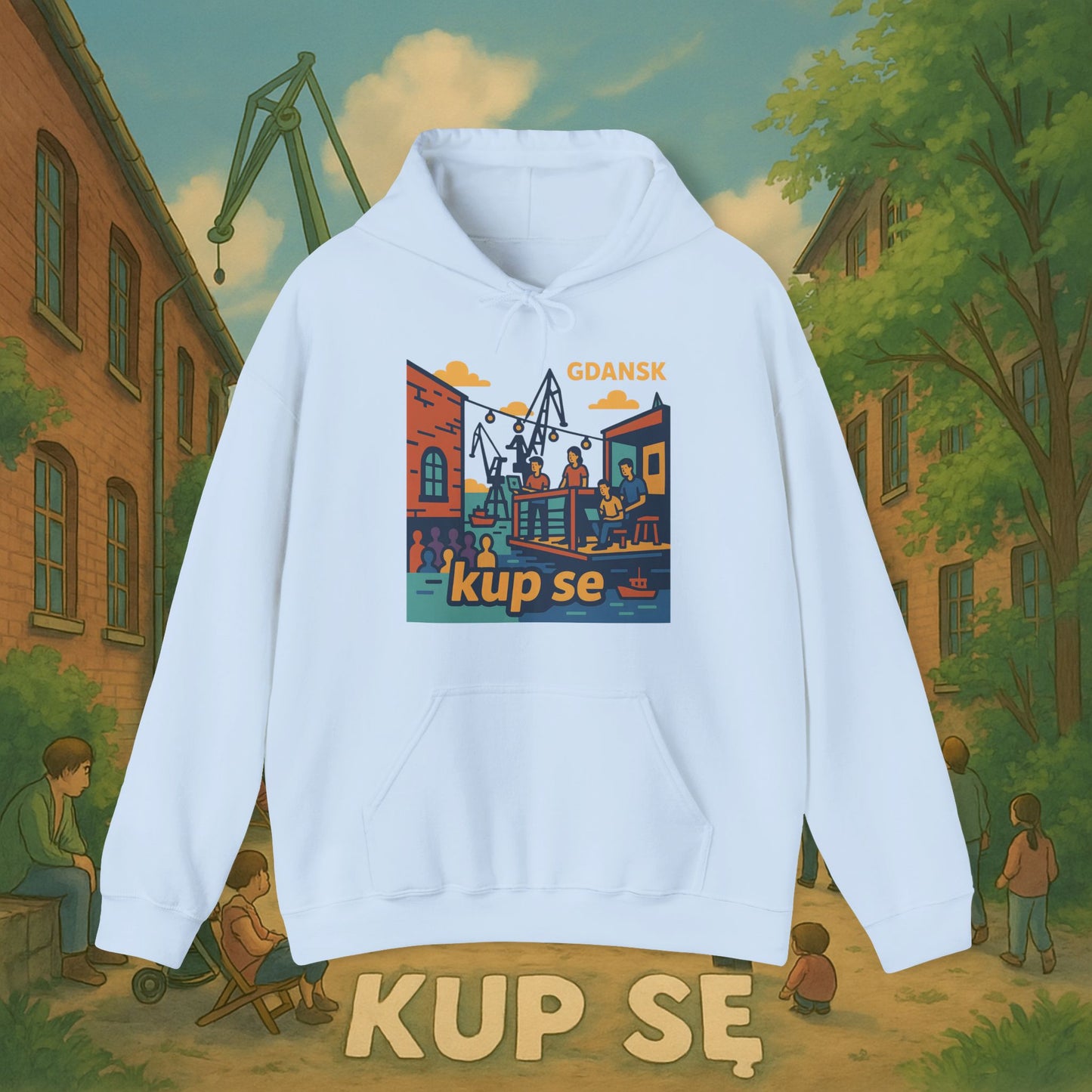 Unisex Heavy Blend Hoodie – Vibe – Kup Se