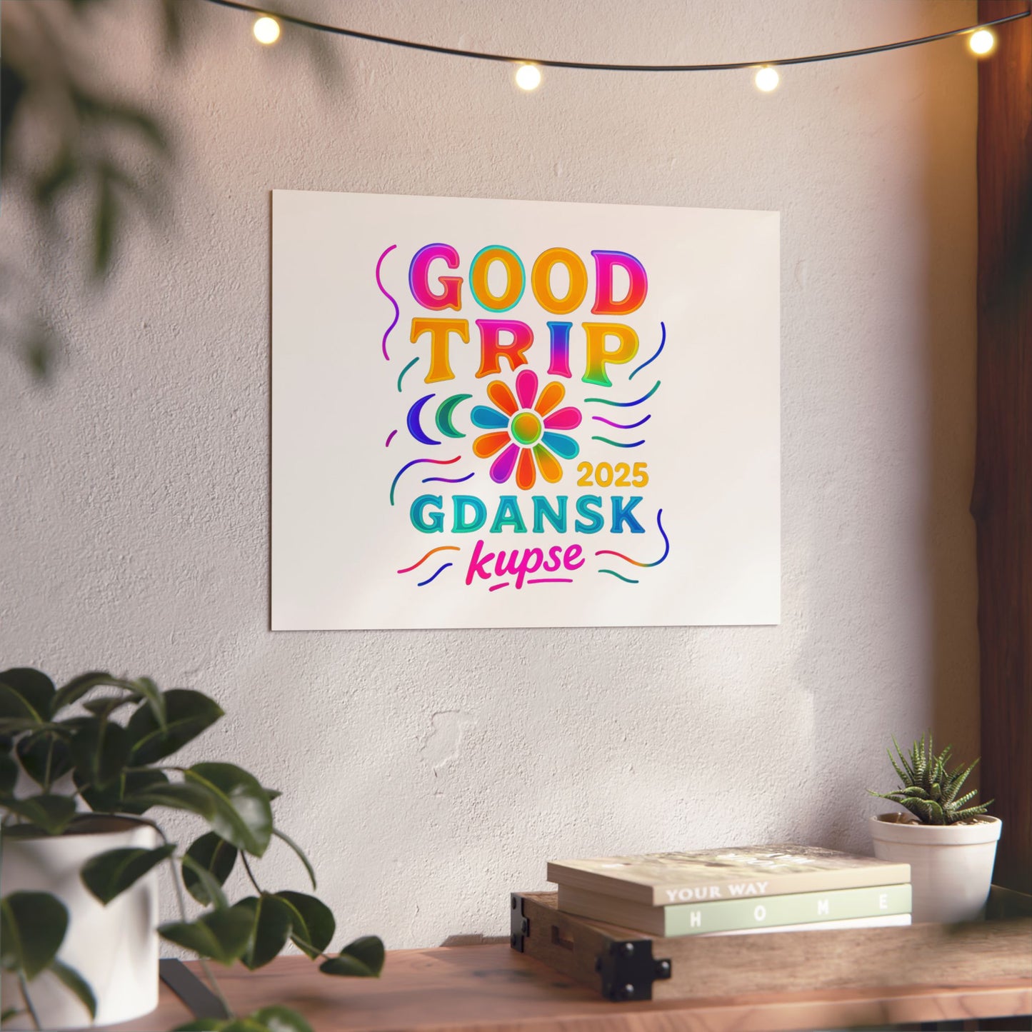 Obraz na panelu aluminiowym Good Trip – trwały wydruk w stylu Kup Se