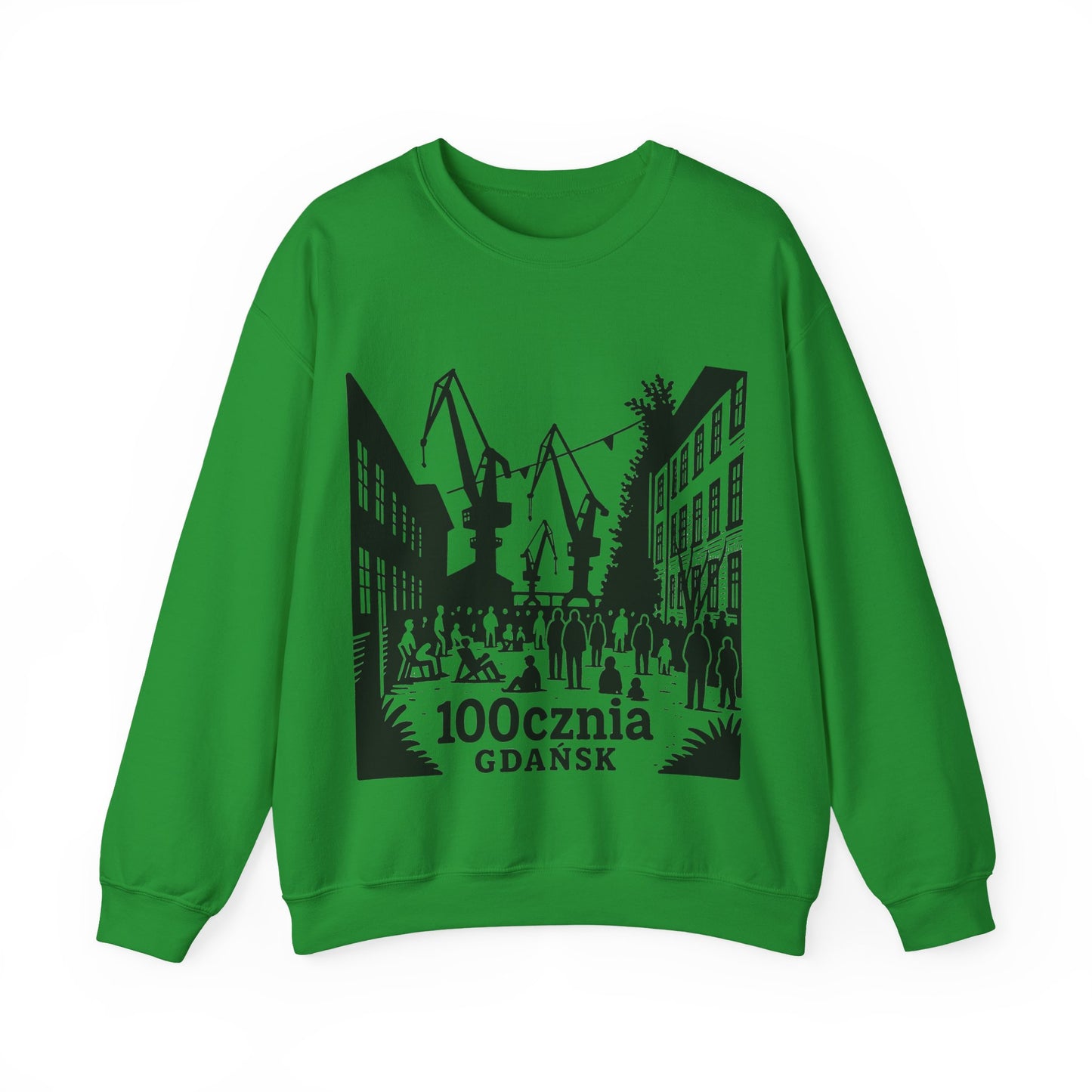 Bluza unisex z grafiką Kup Se 100cznia – klasyczny crewneck i miejski styl