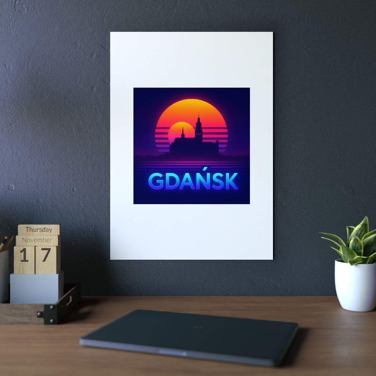 Obraz na panelu aluminiowym Panorama Gdańsk – trwały wydruk w stylu Kup Se