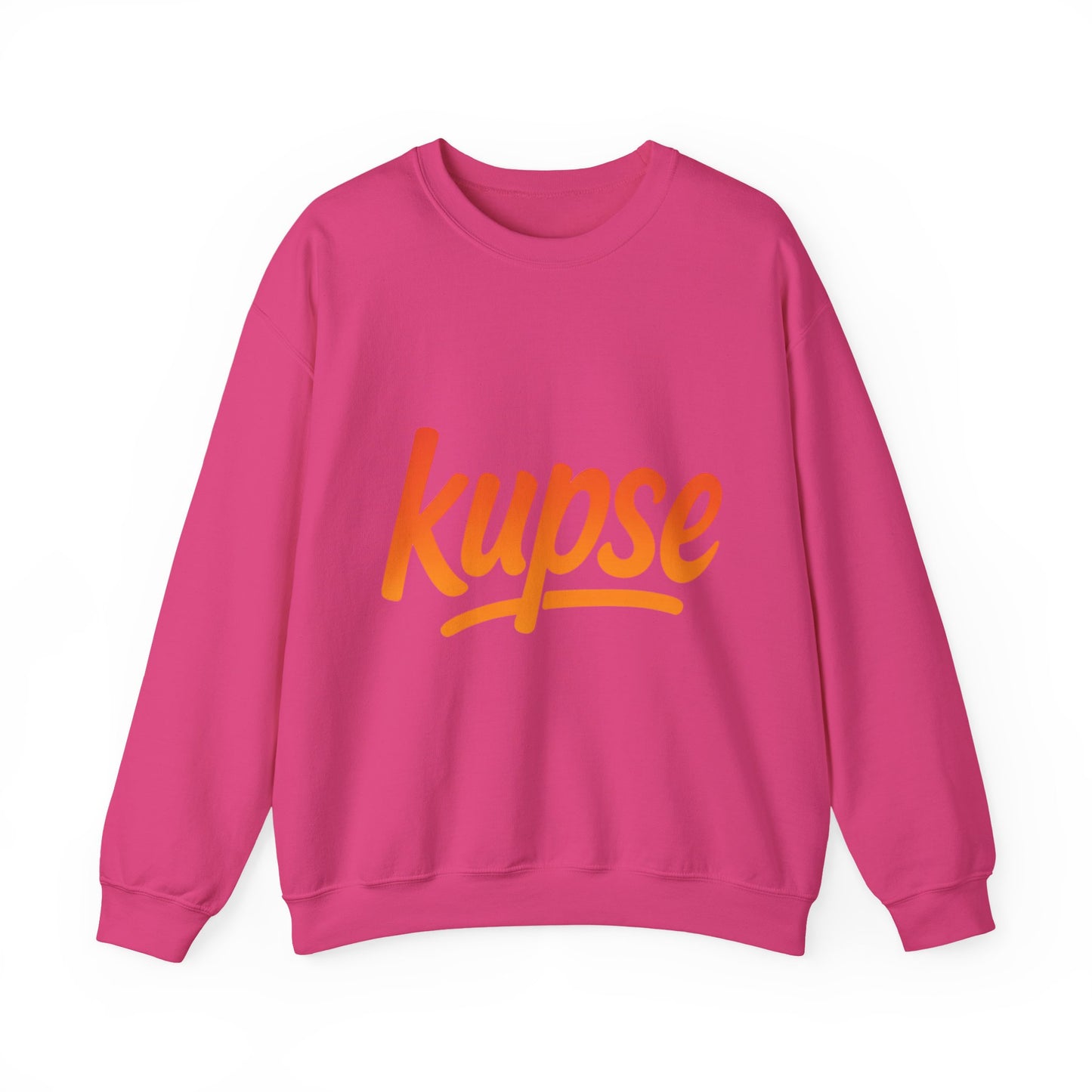 Bluza unisex z grafiką Kup Se Logo Orange – klasyczny crewneck i miejski styl
